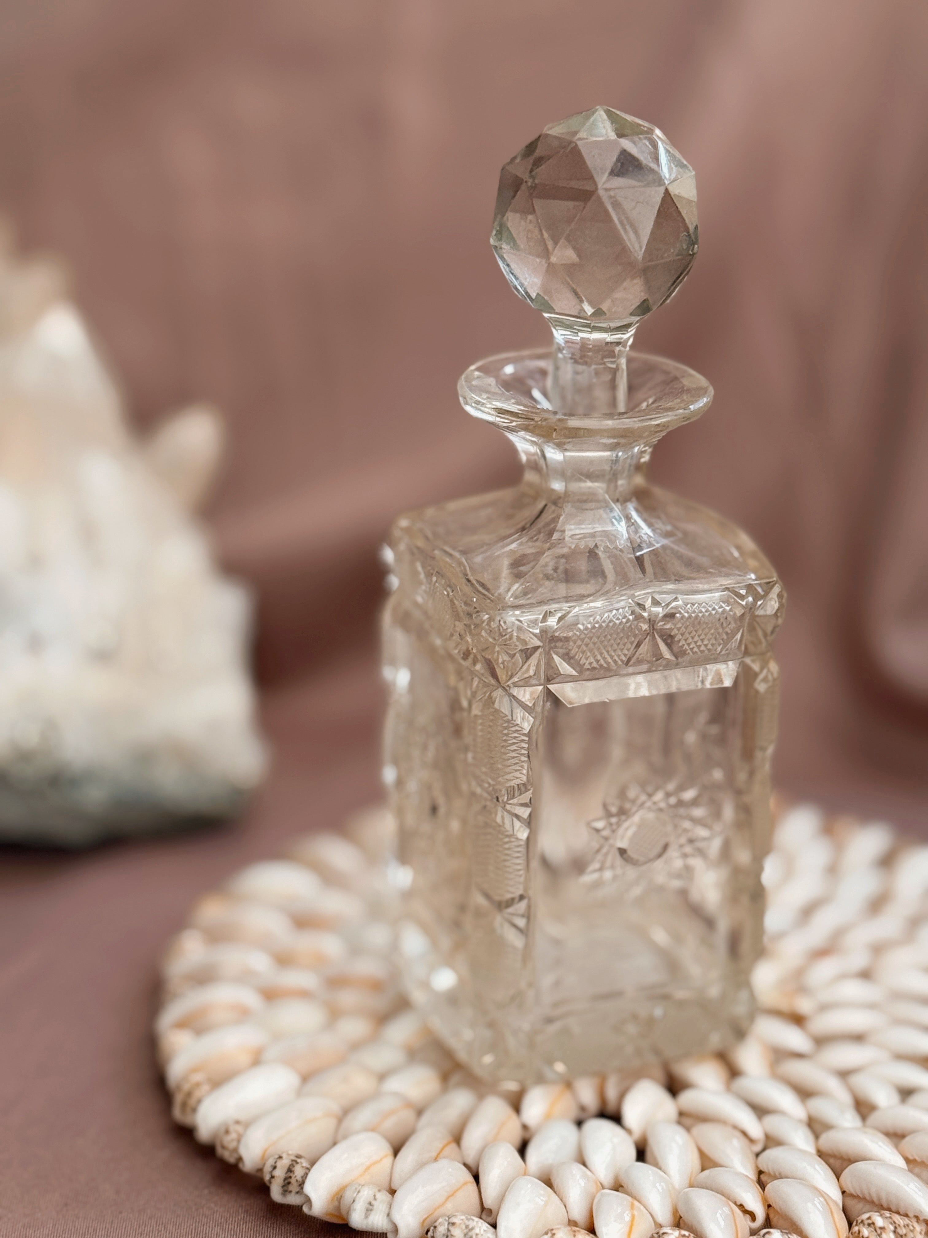 Vintage Glass Decanter Bottle