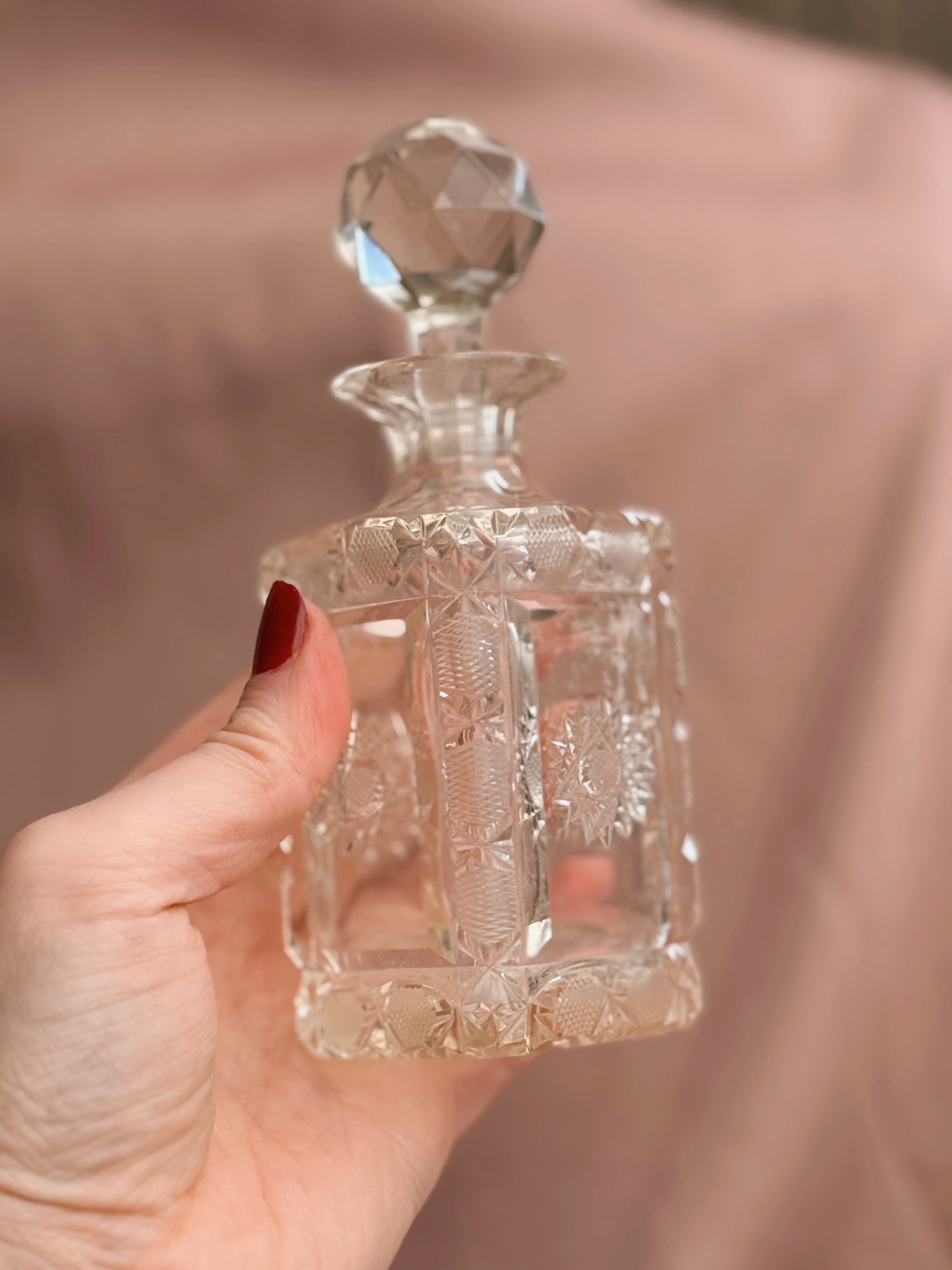 Vintage Glass Decanter Bottle