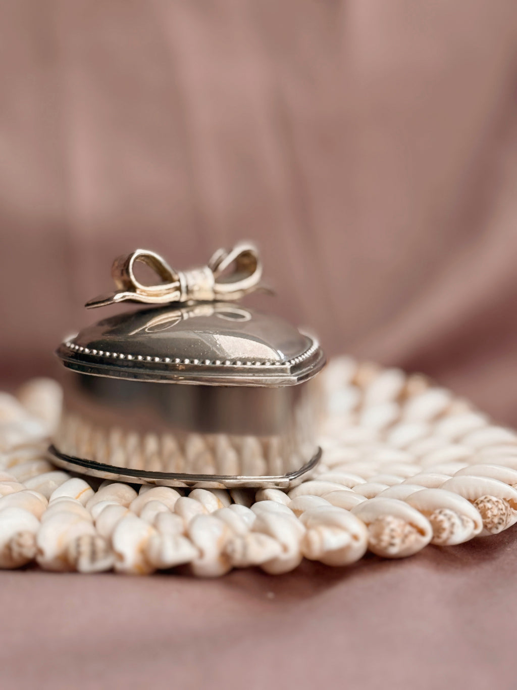 Vintage Heart Trinket Box