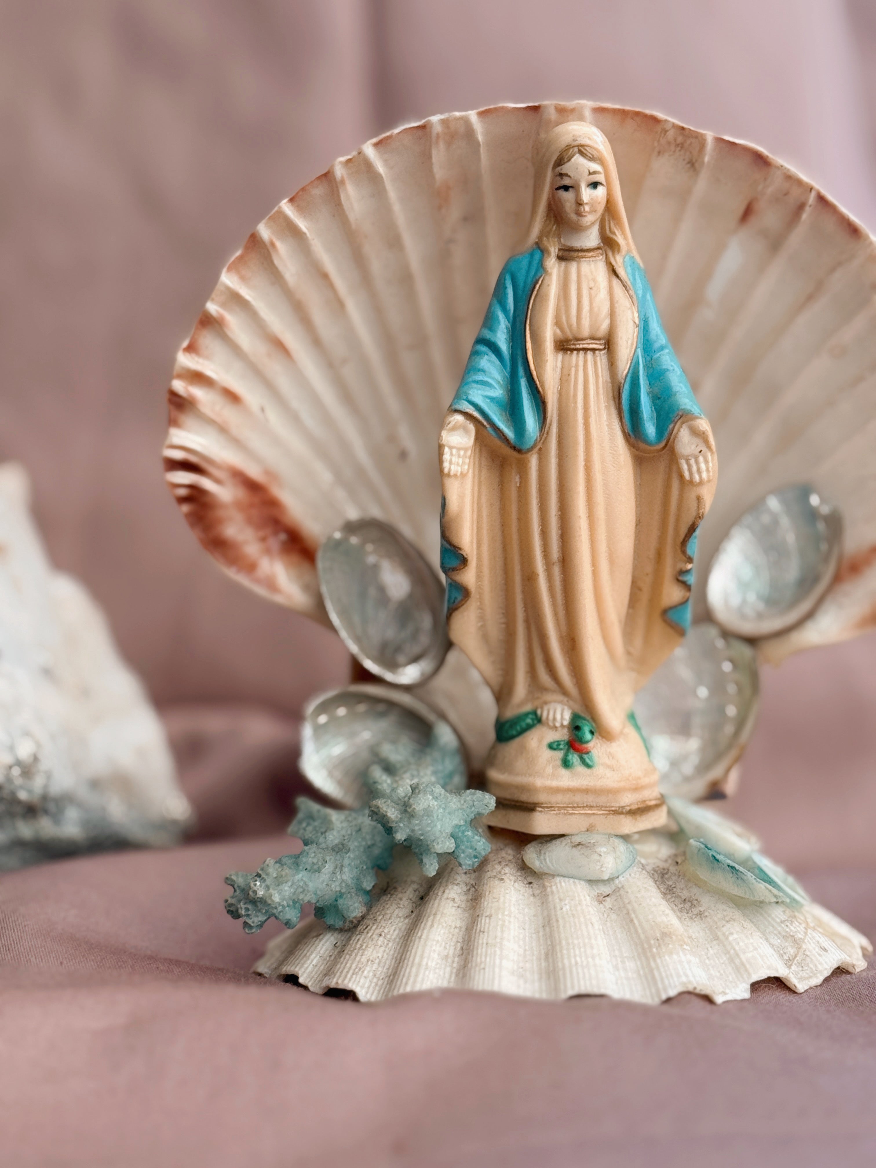 Vintage Mary Religious Ornament