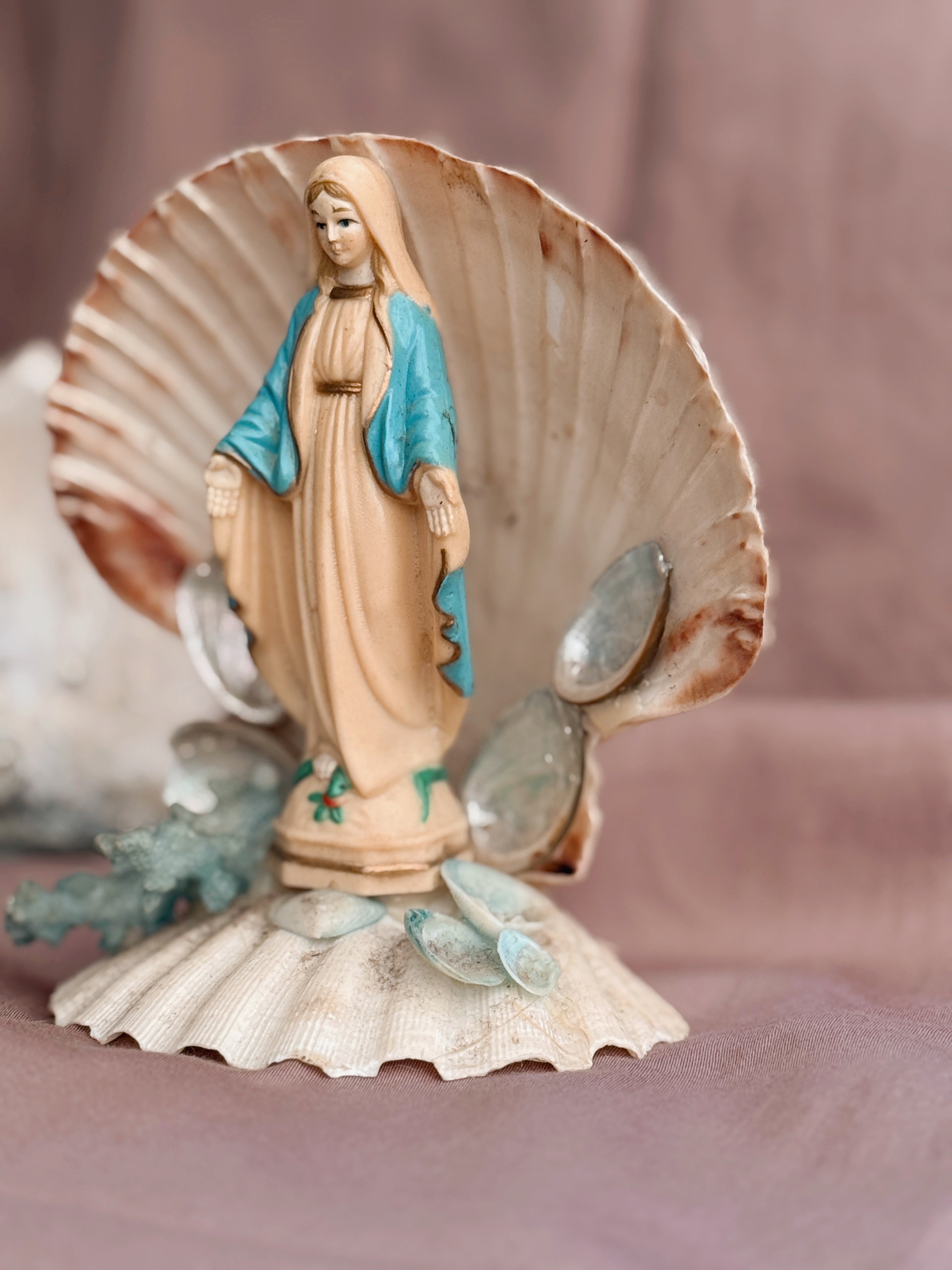 Vintage Mary Religious Ornament