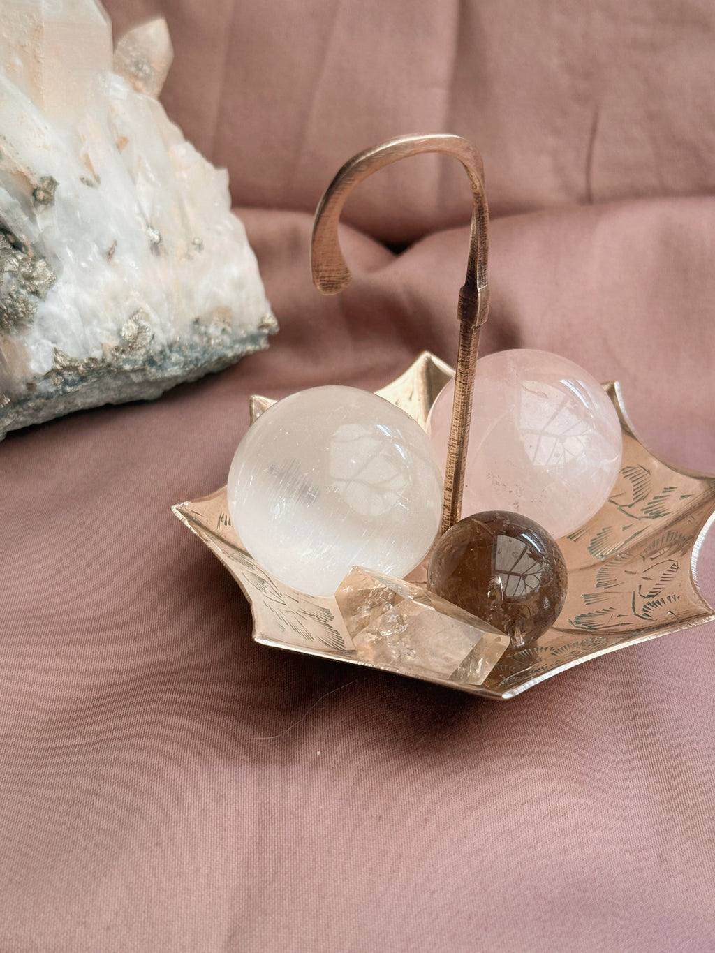 Vintage Brass Trinket Dish