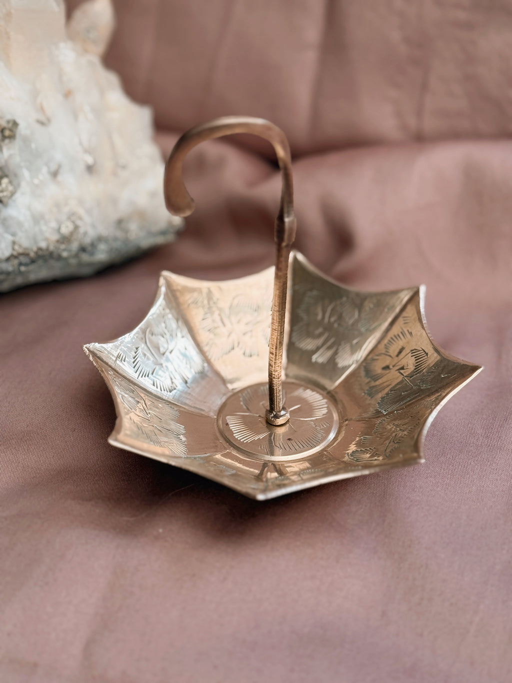 Vintage Brass Trinket Dish