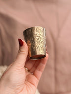 Vintage Brass Offering Cup