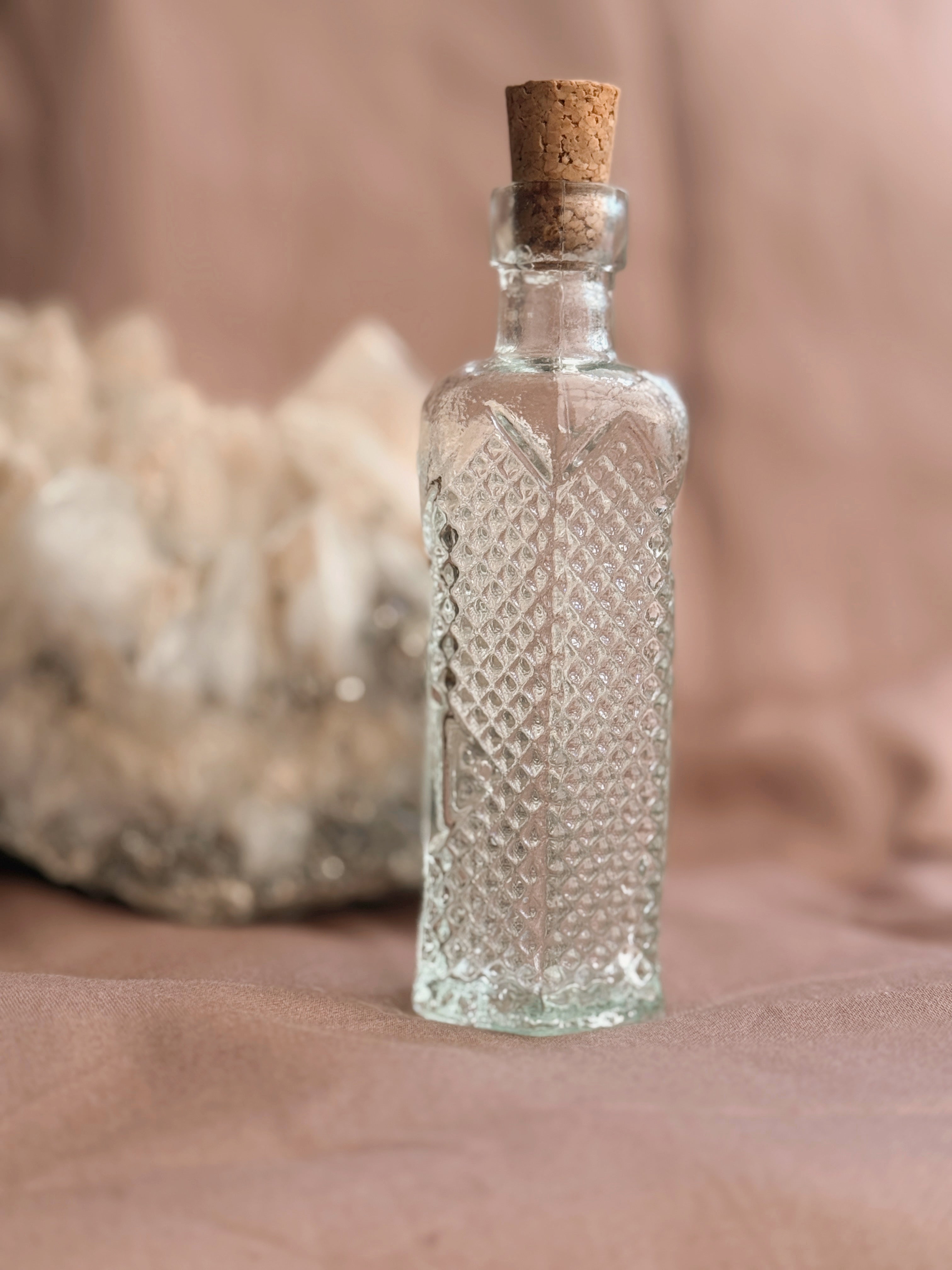 Vintage Glass Liquor Bottle