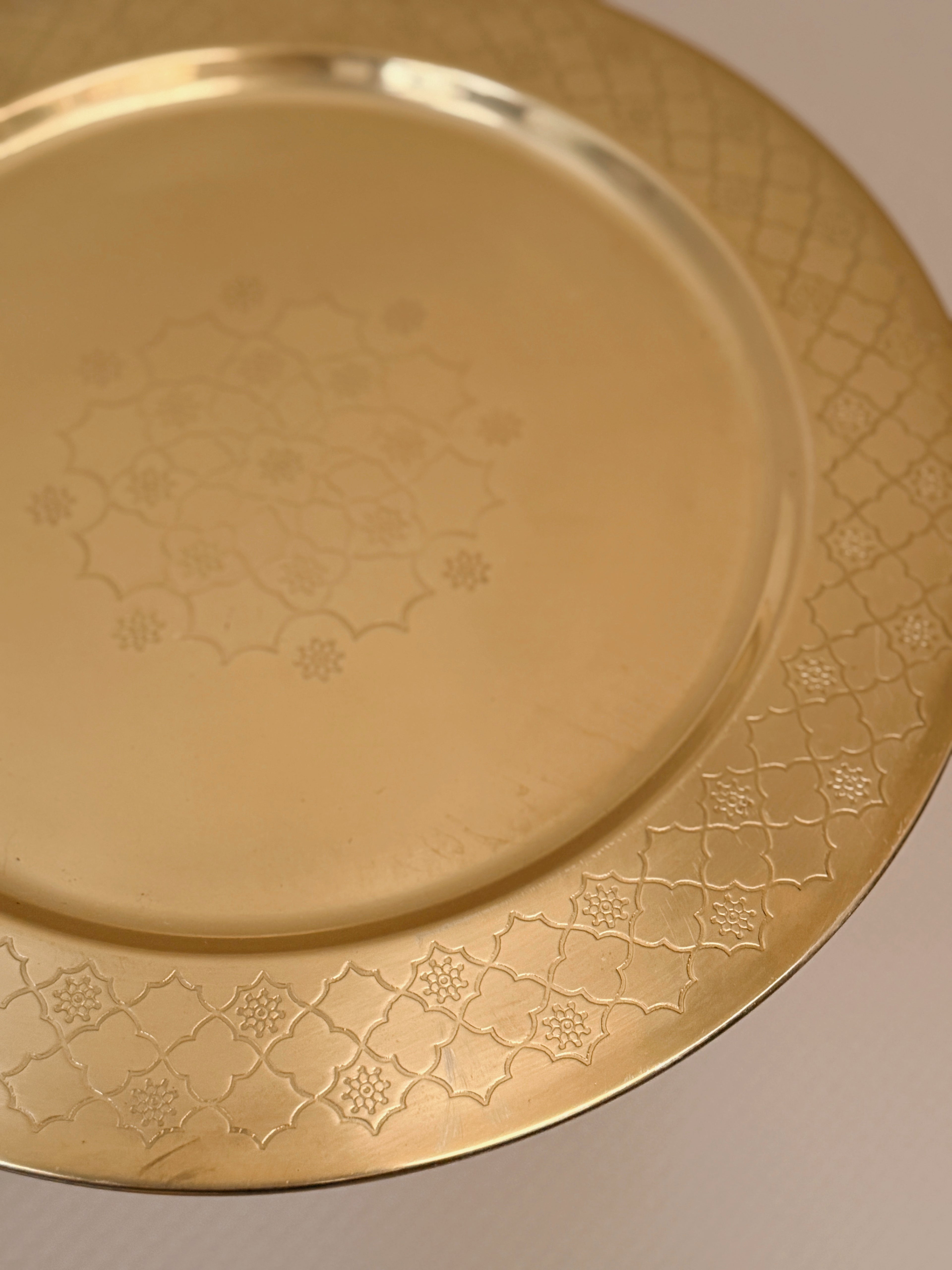 Vintage Large Brass Tray (UK ONLY)