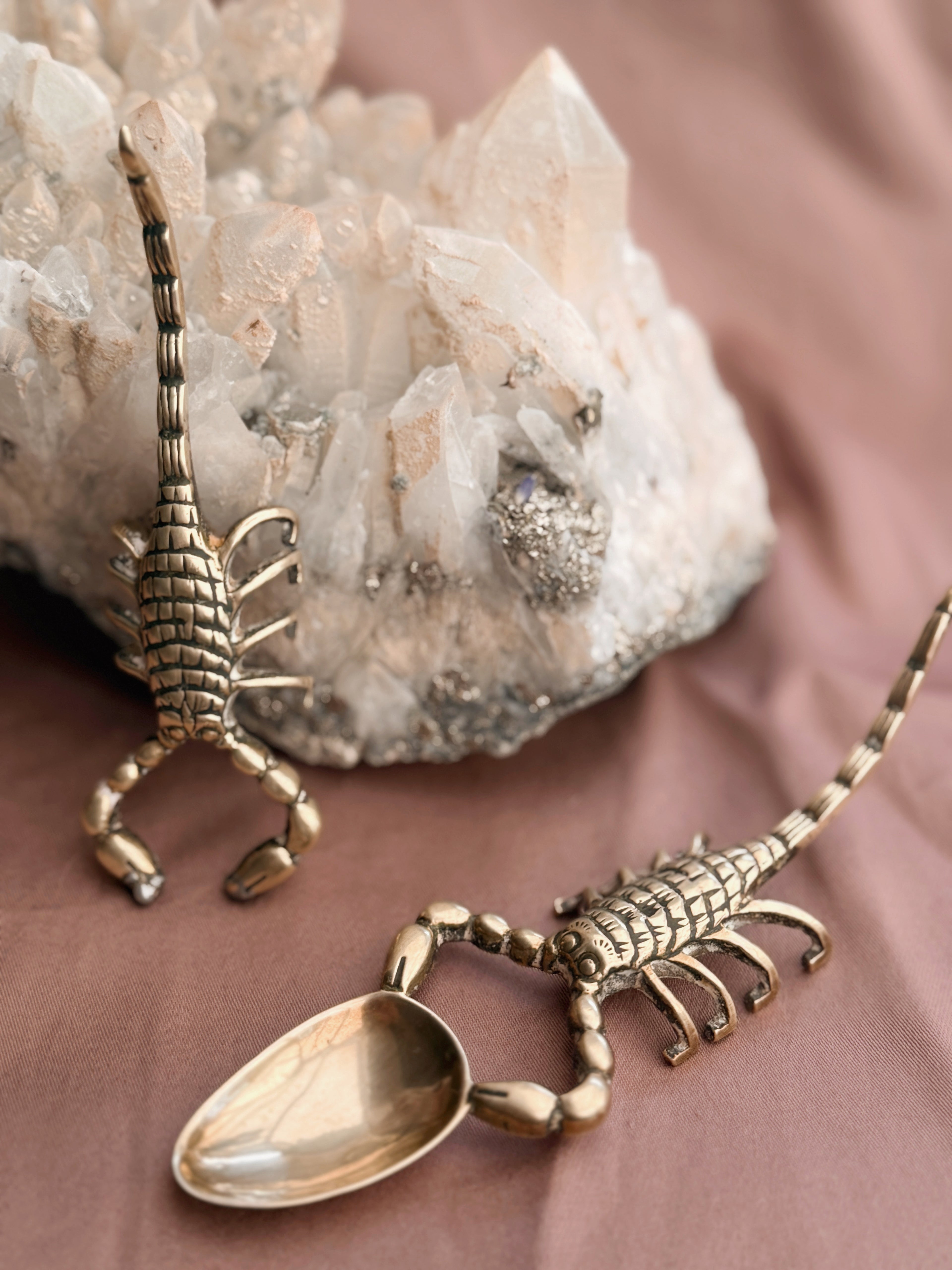 Vintage Brass Scorpion