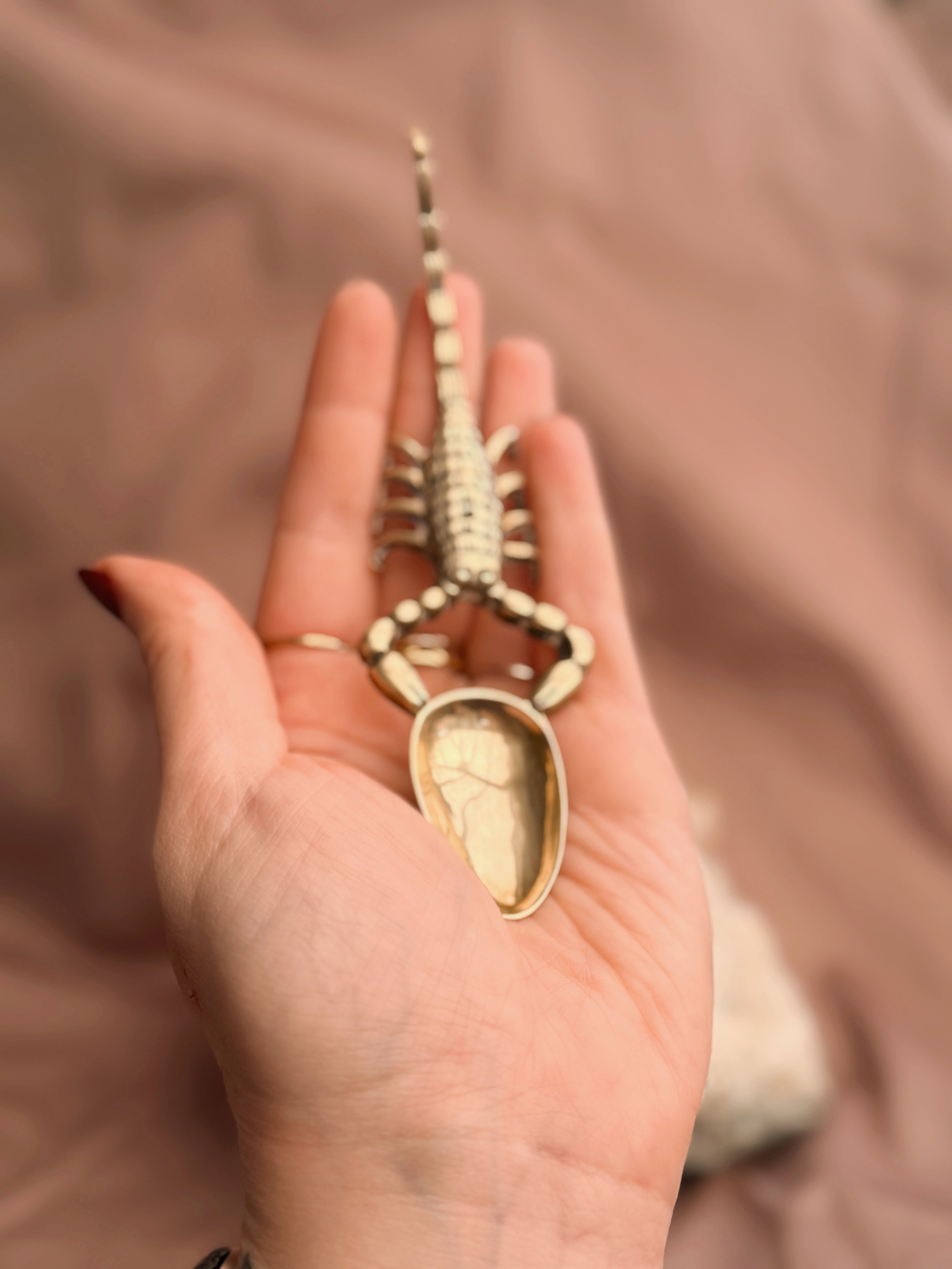 Vintage Brass Scorpion