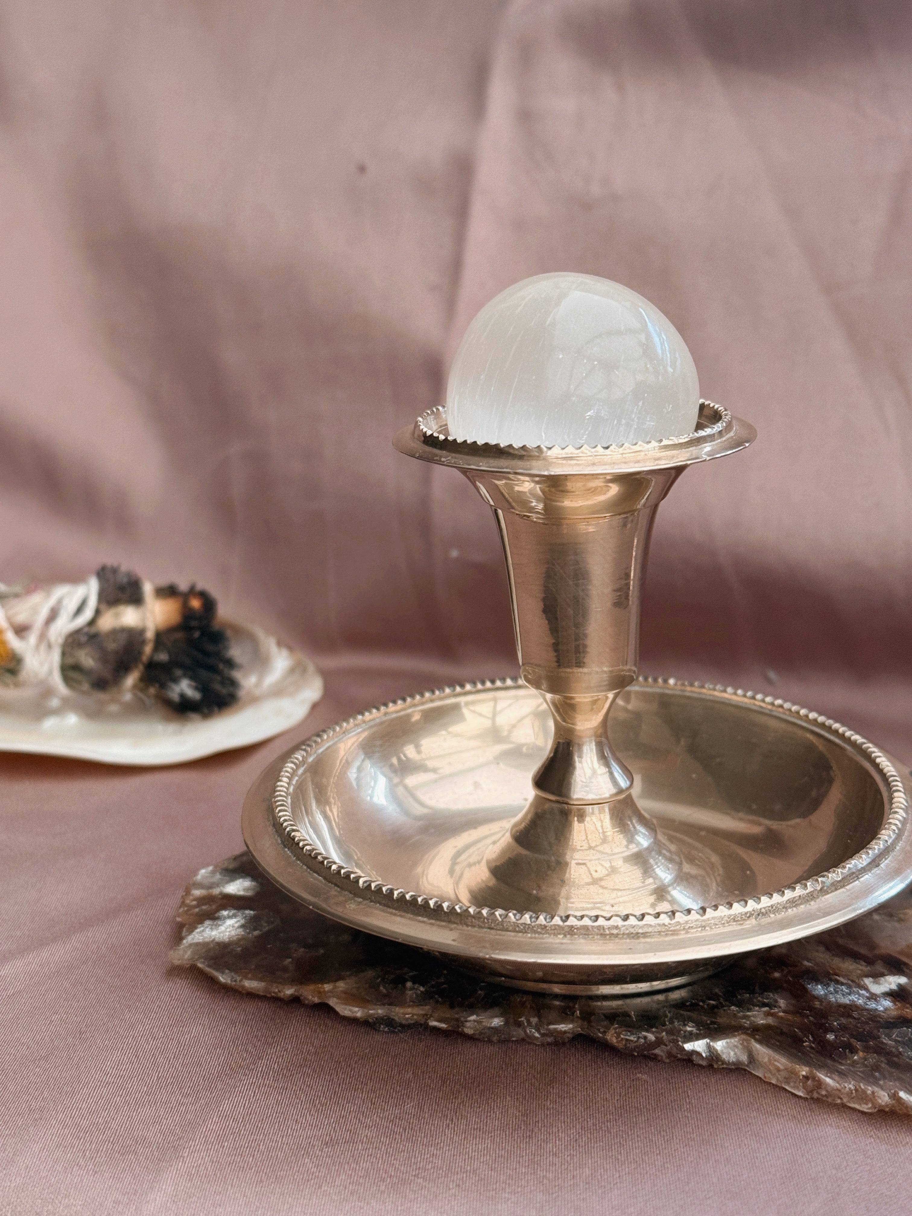 Vintage Brass Candlestick Holder