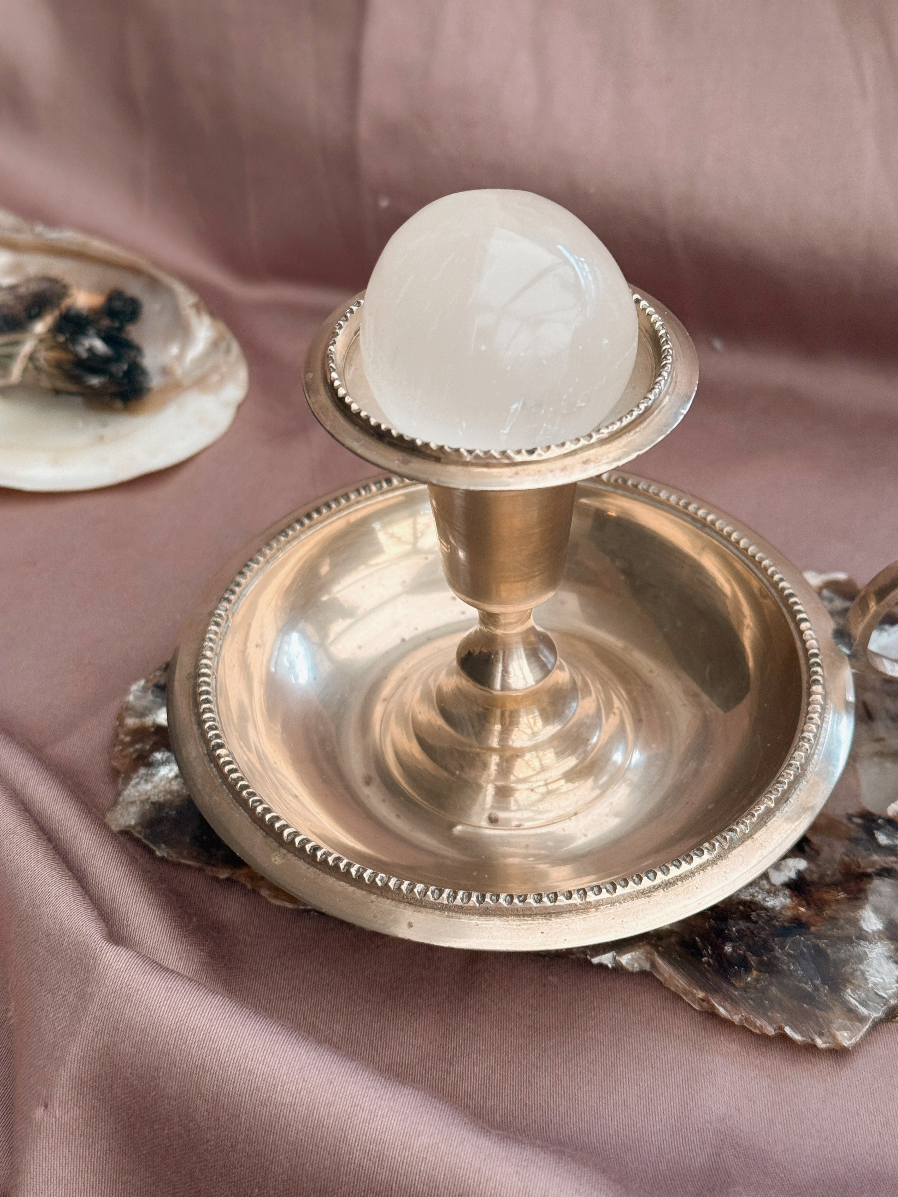 Vintage Brass Candlestick Holder