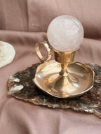 Vintage Small Brass Candlestick Holder