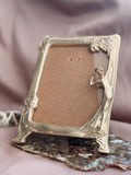 Vintage Brass Art Nouveau Photo Frame