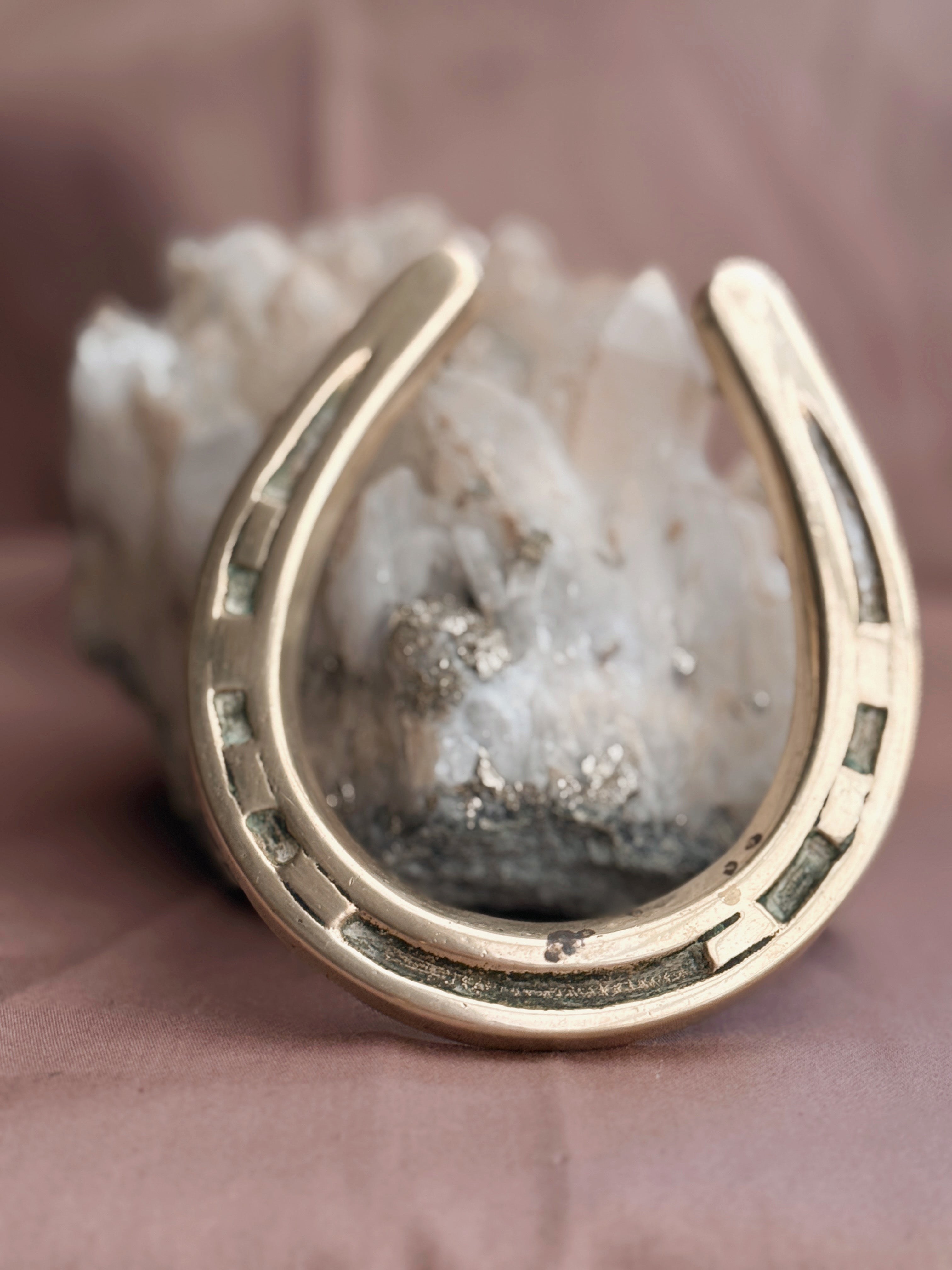 Vintage Brass Horseshoe