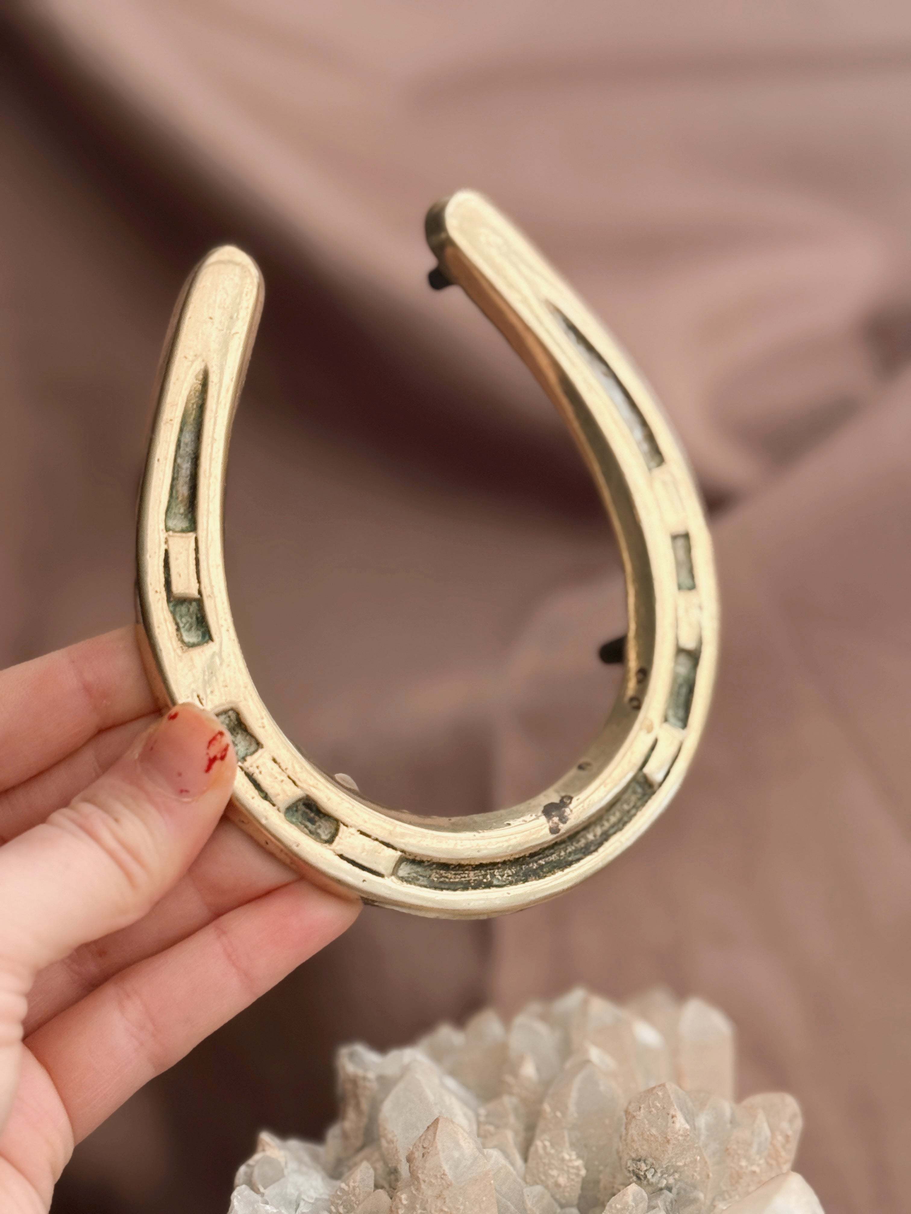 Vintage Brass Horseshoe