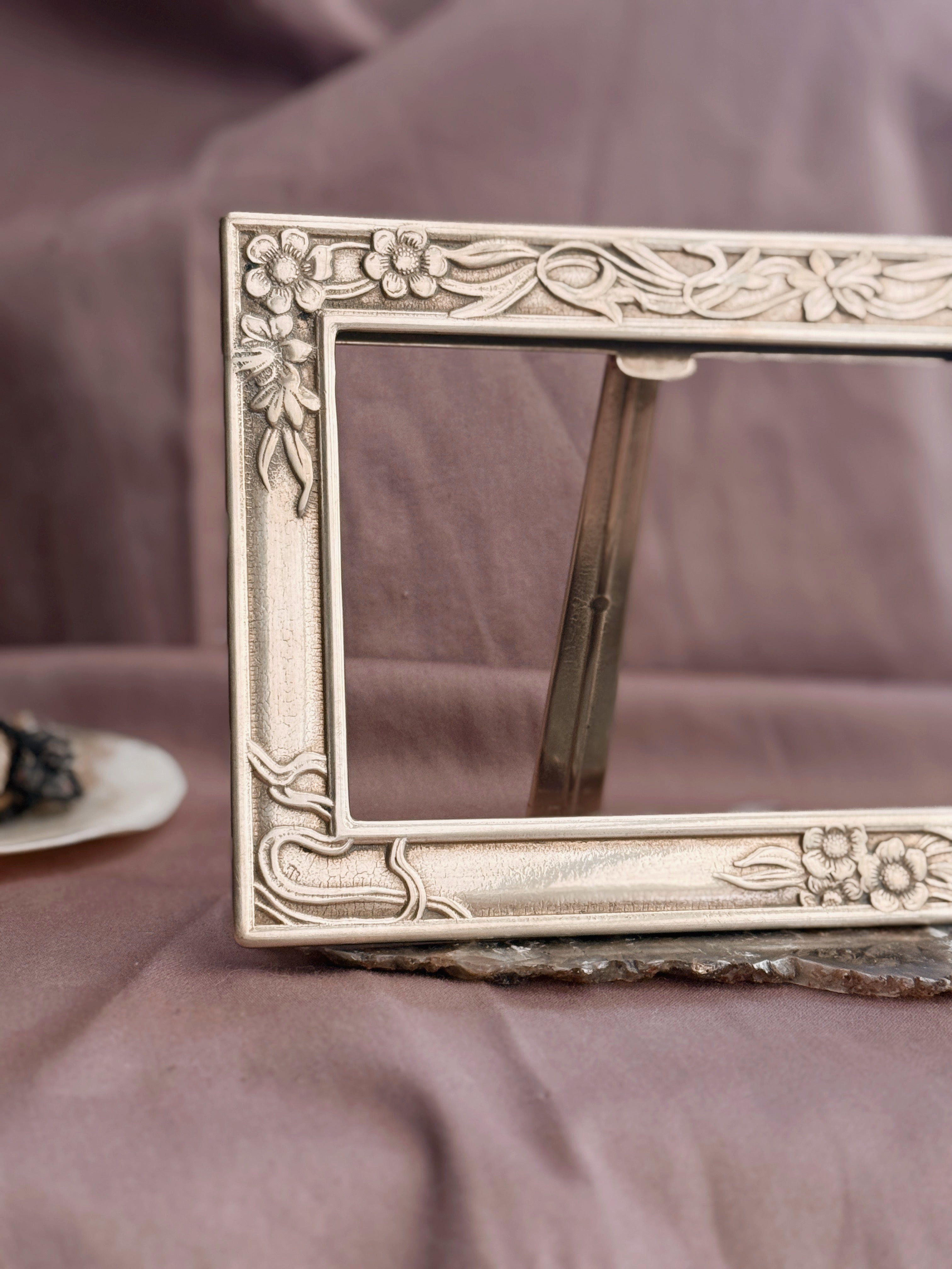 Vintage Brass Photo Frame