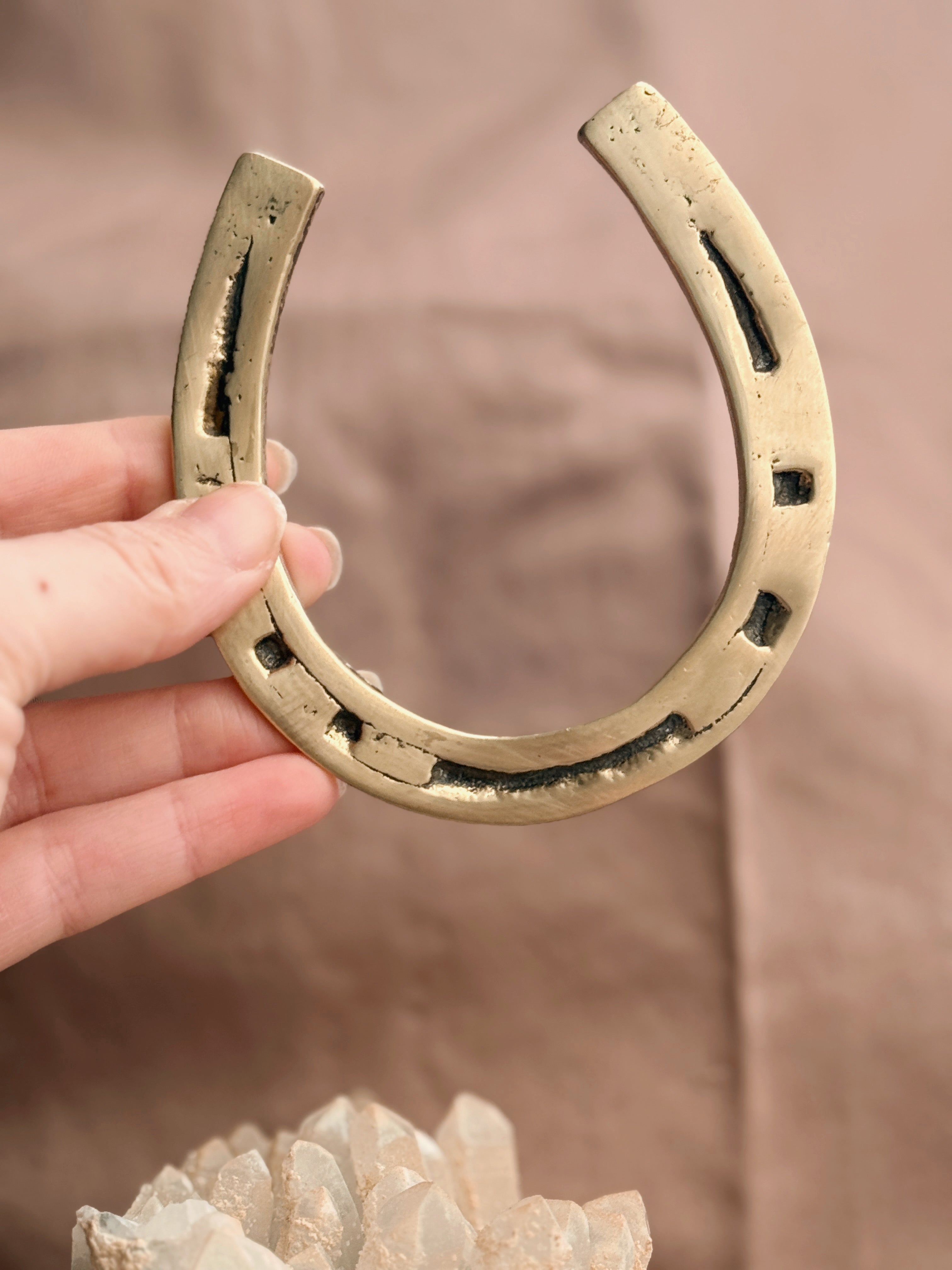 Vintage Brass Horseshoe