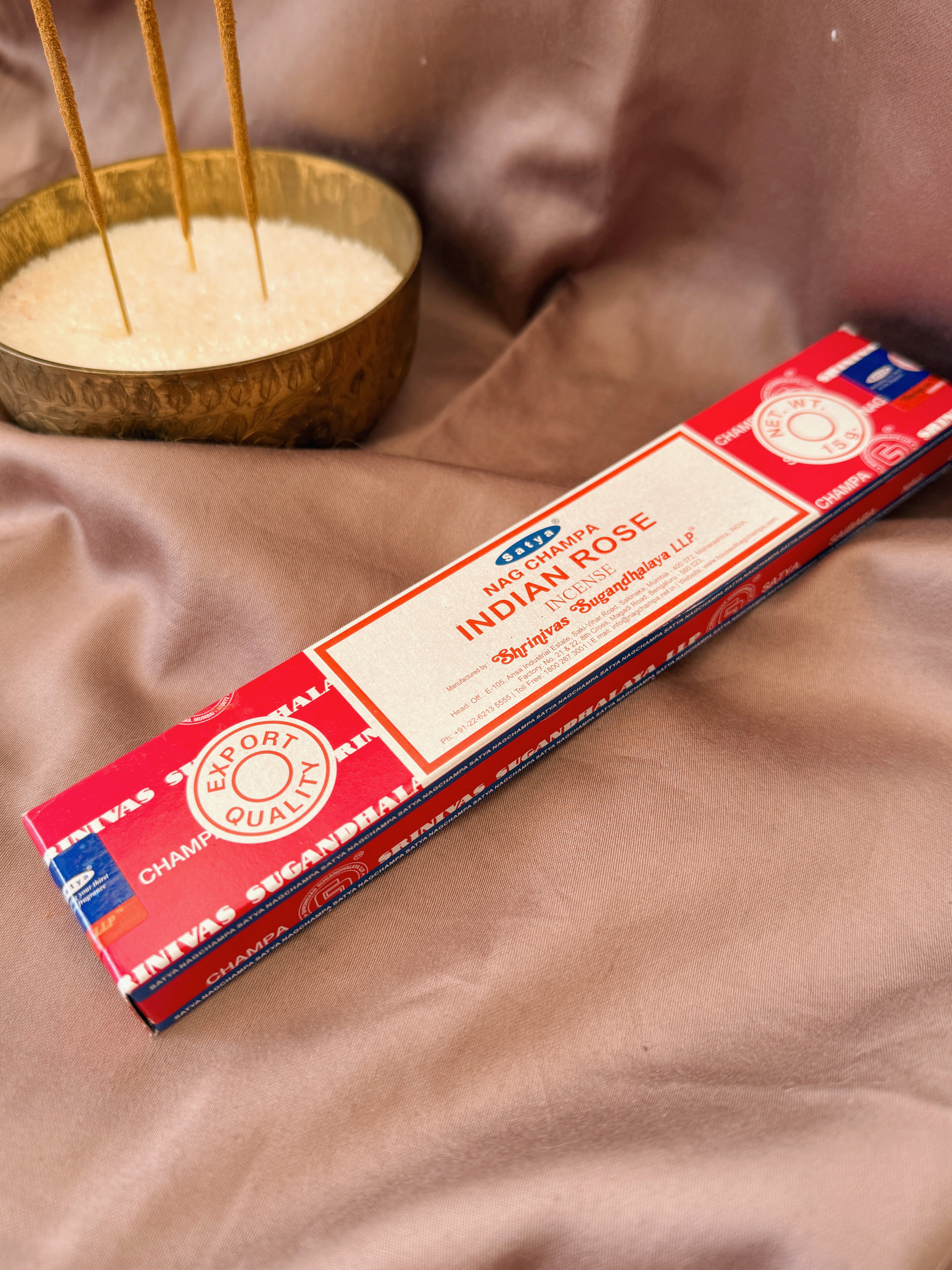Indian Rose Satya Incense