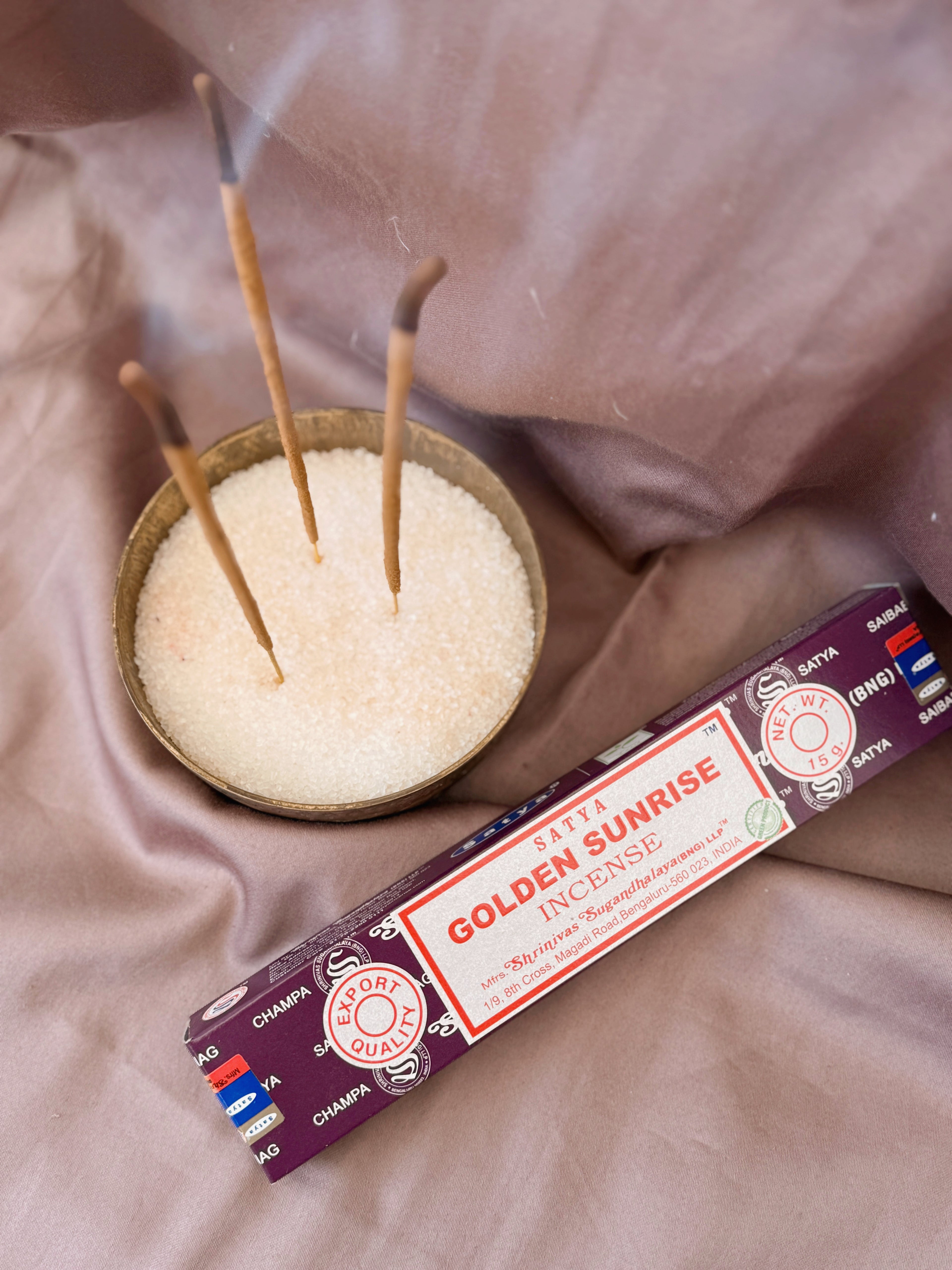 Golden Sunrise Satya Incense