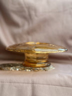 Vintage Amber Glass Bowl