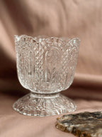 Vintage Glass Candle Holder
