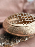 Vintage Brass Incense Pot