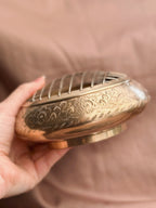 Vintage Brass Incense Pot
