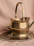 Vintage Brass Cauldron Pot