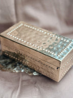 Vintage Brass Boxed Napkin Rings
