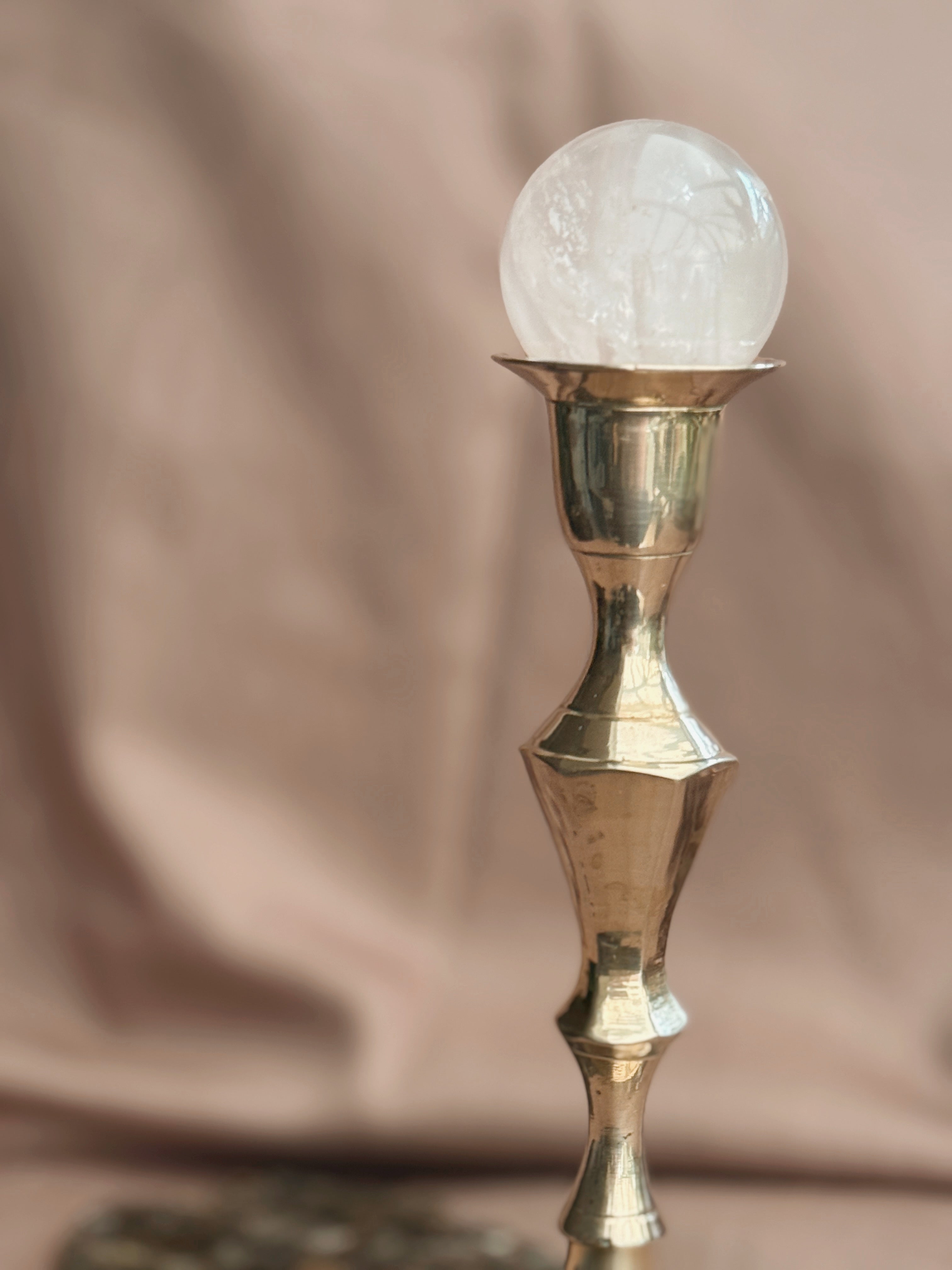 Vintage Brass Candlestick Holder