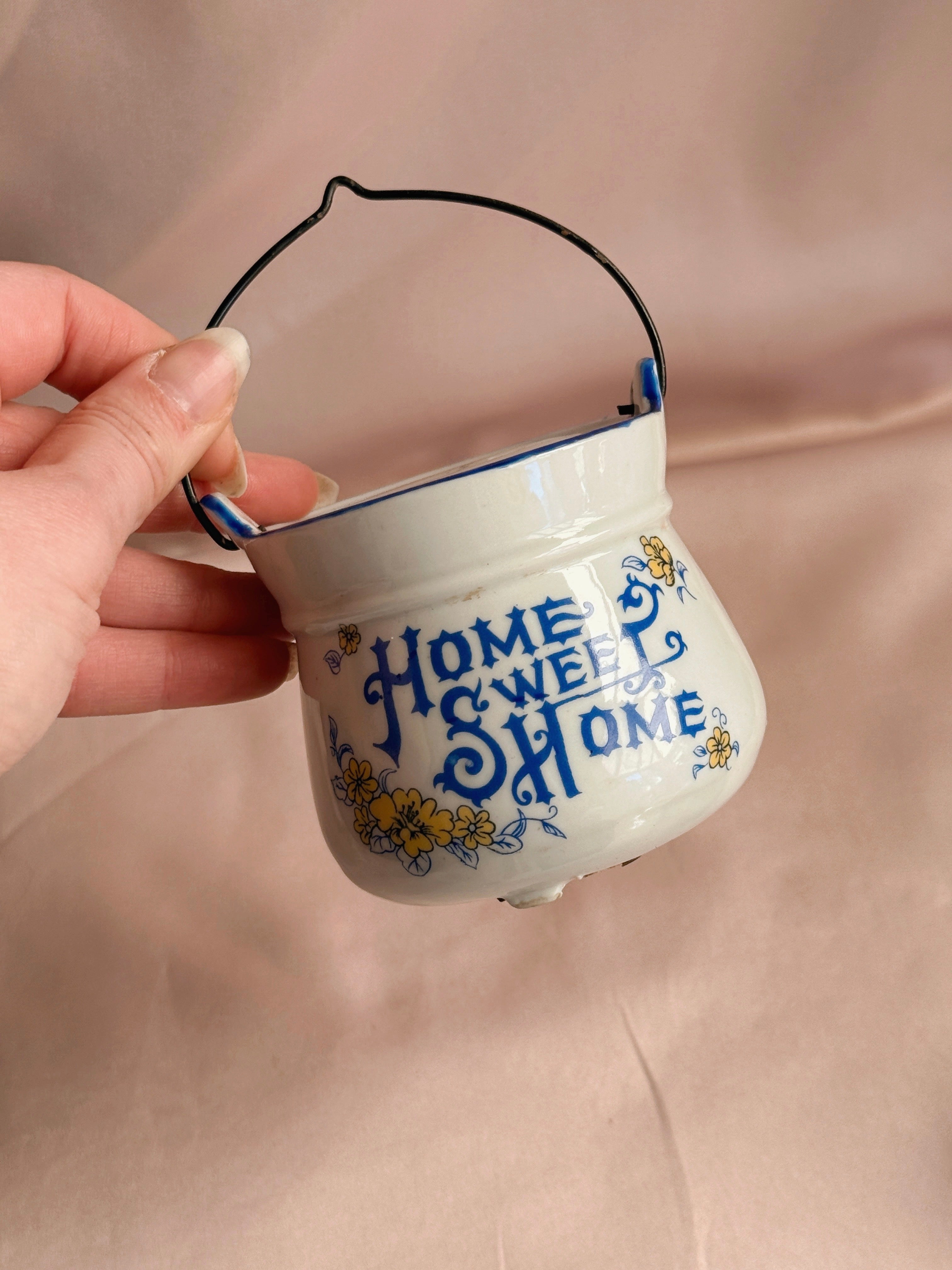Vintage Ceramic Cauldron Money Box