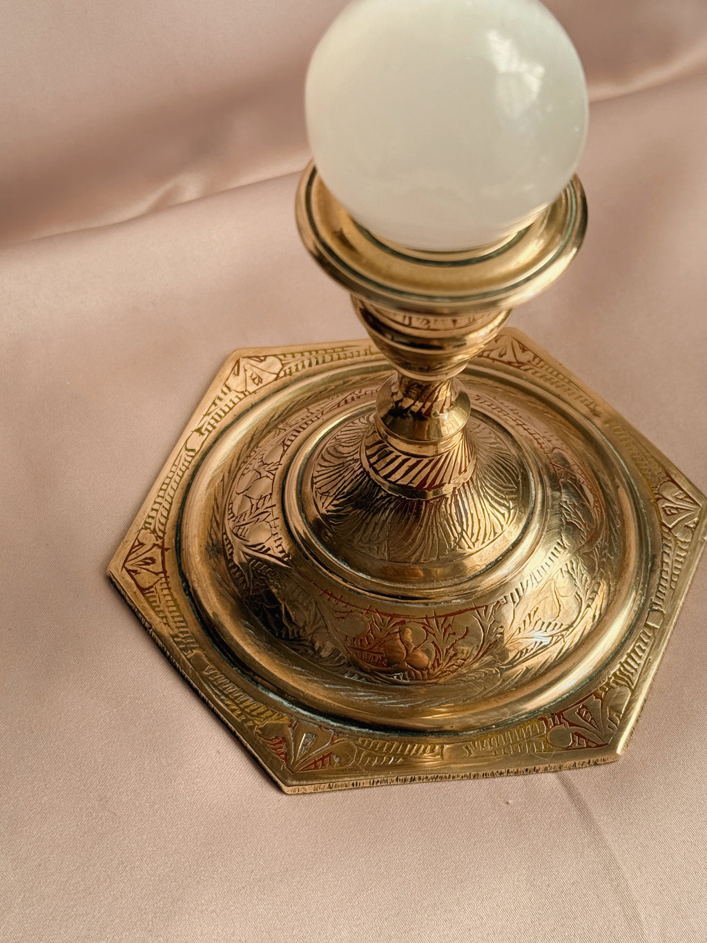 Vintage Brass Candlestick Holder