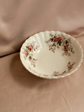 Vintage Floral China Trinket Bowl