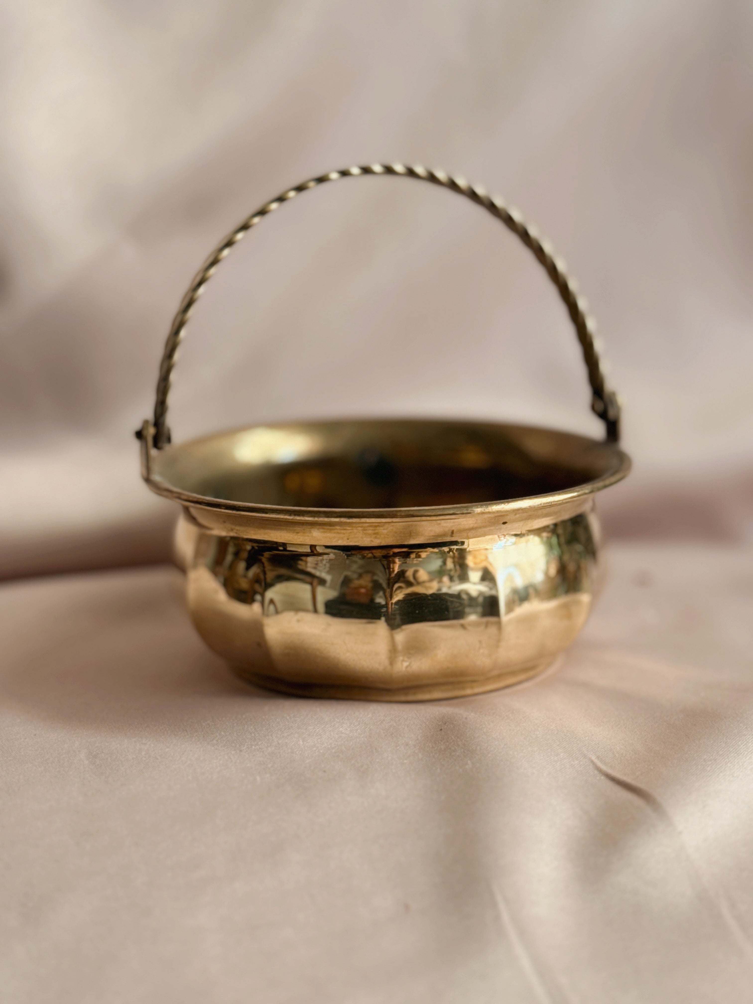 Vintage Brass Trinket Bowl