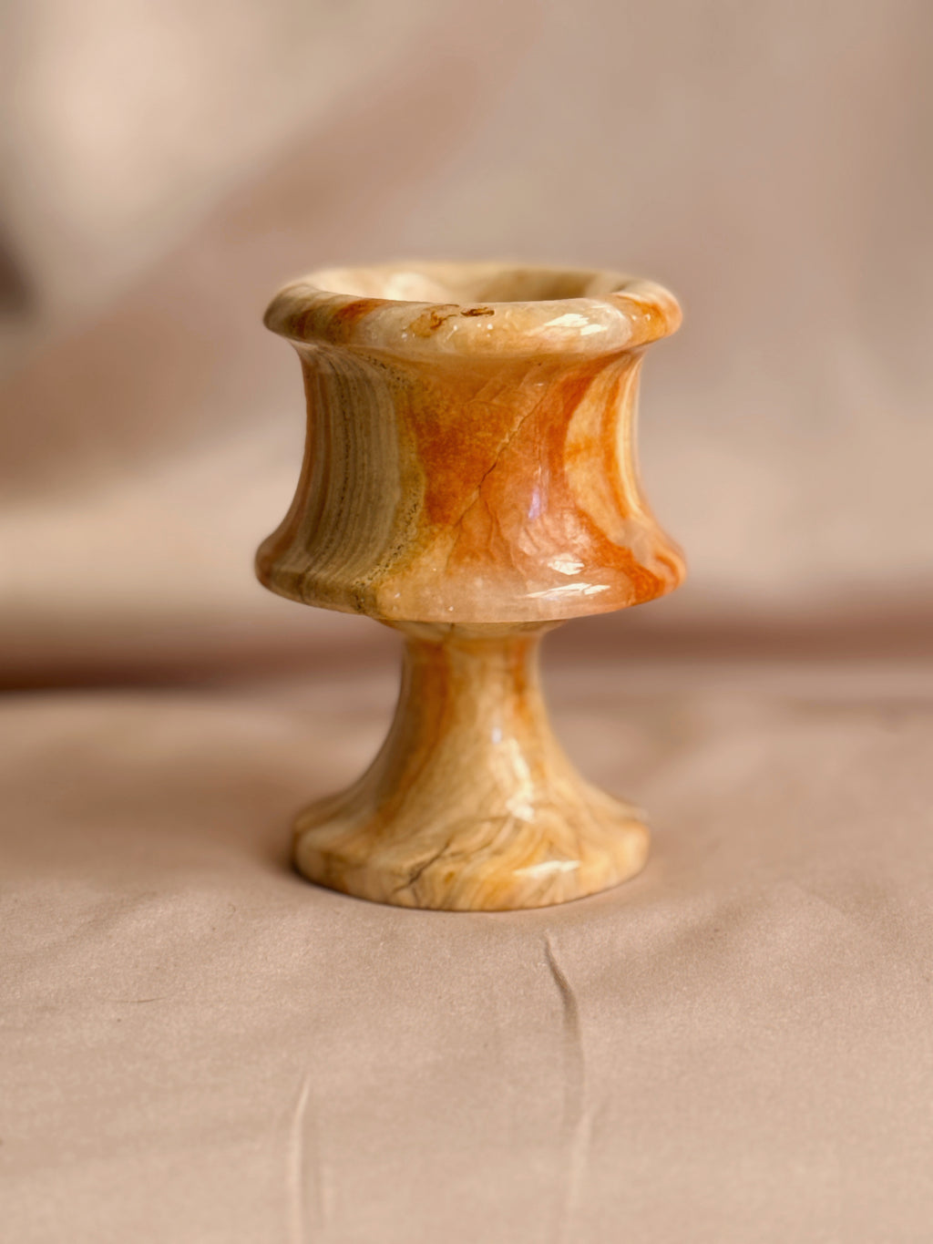 Vintage Onyx Goblet