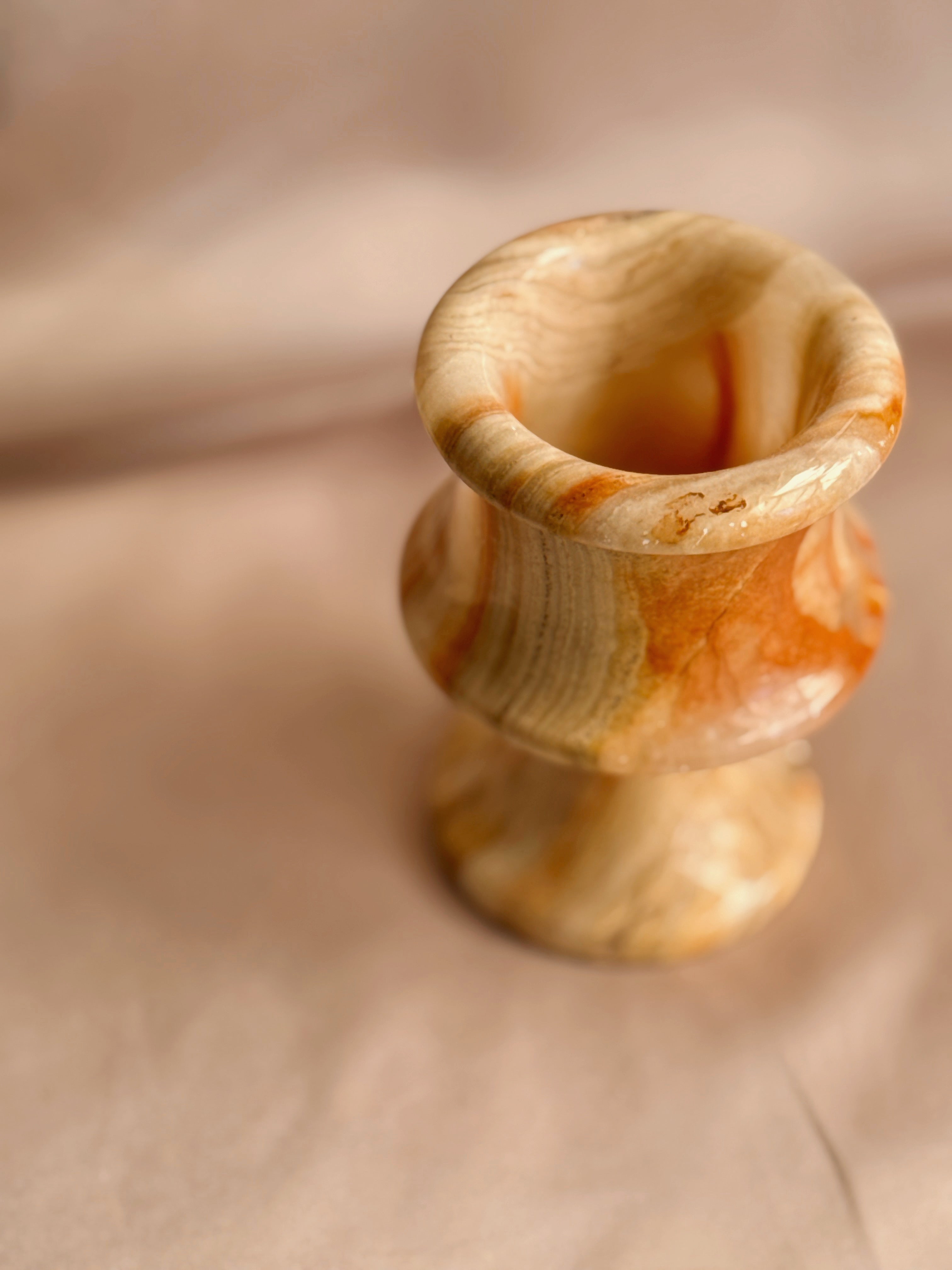 Vintage Onyx Goblet
