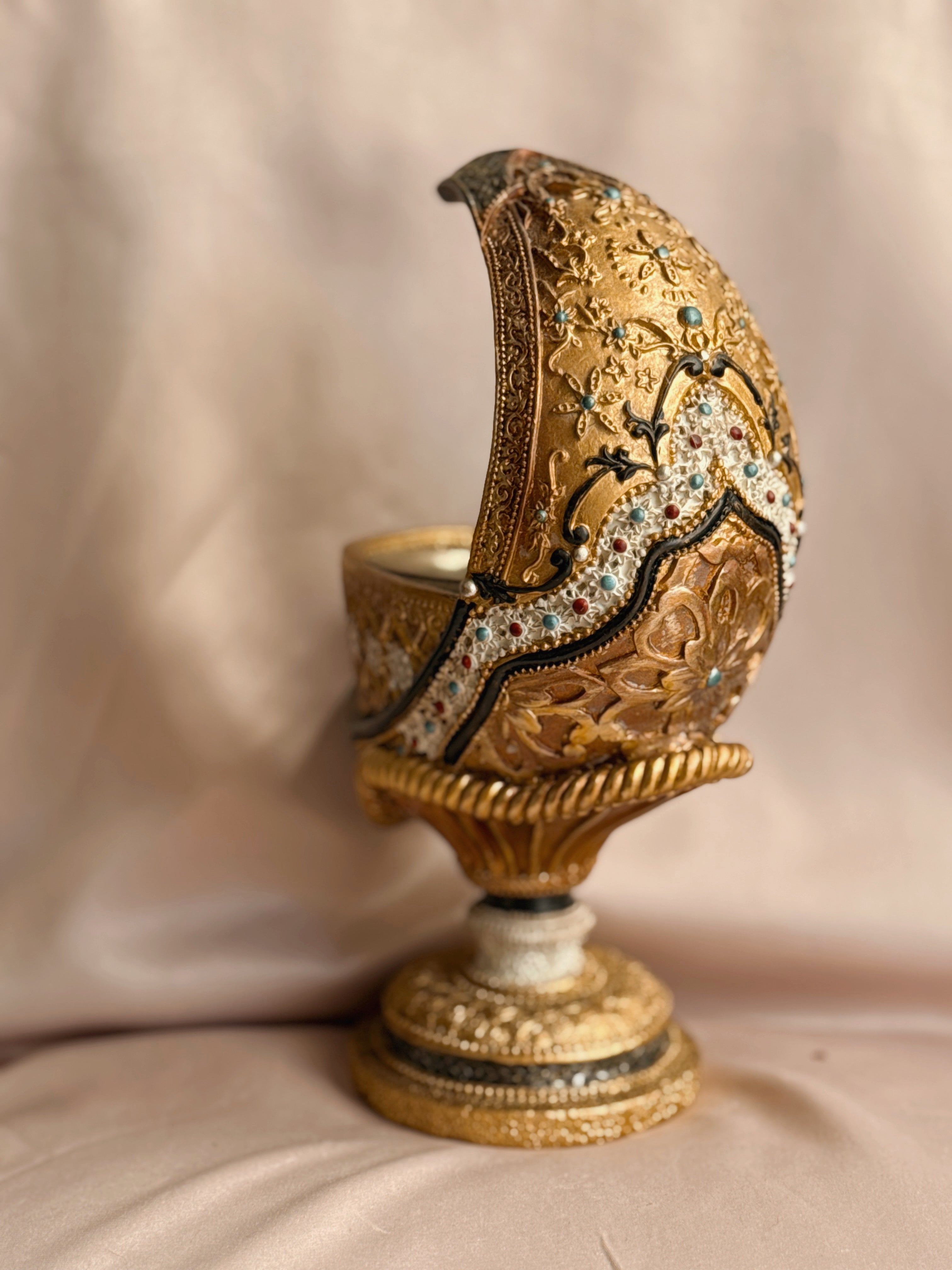 Vintage Moon Incense Burner