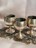 Vintage Brass Mini Goblet
