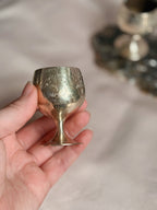 Vintage Brass Mini Goblet