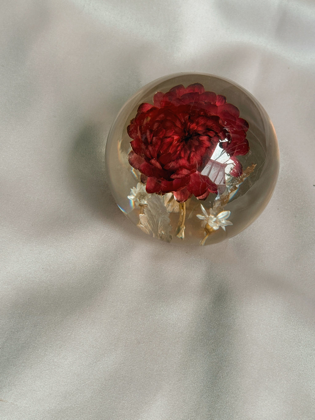 Vintage Floral Paperweight