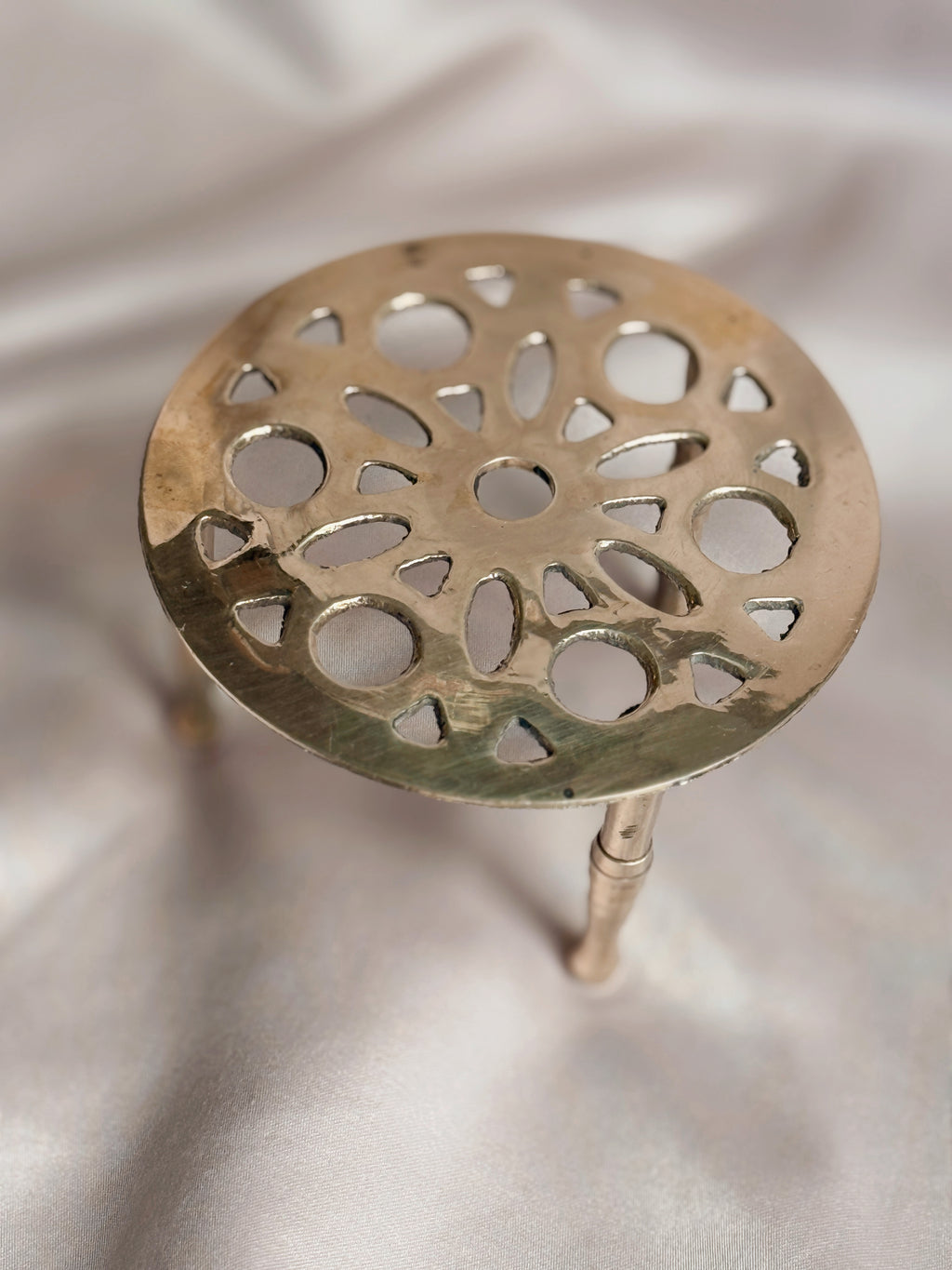 Vintage Brass Trivet Stand