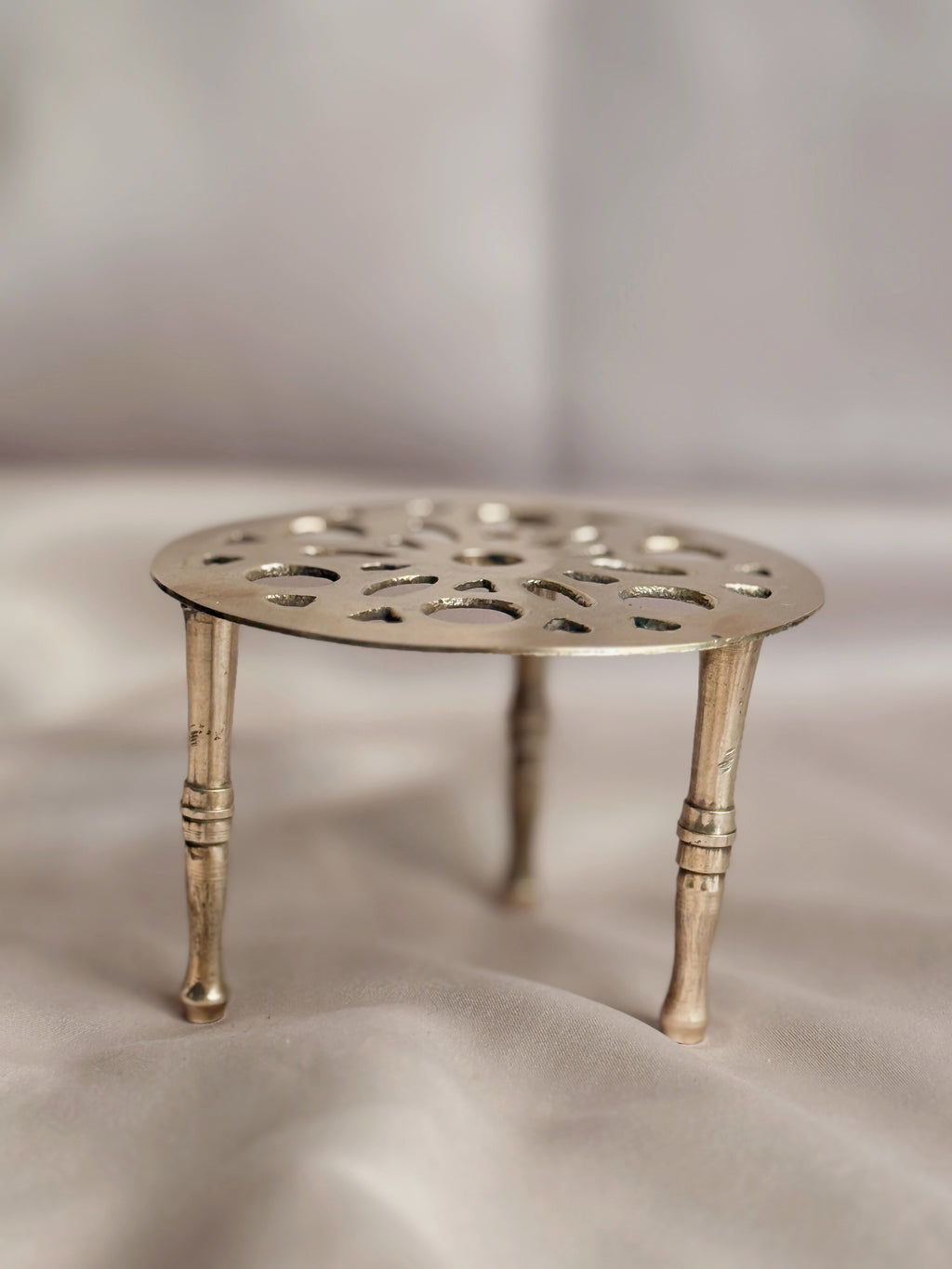 Vintage Brass Trivet Stand