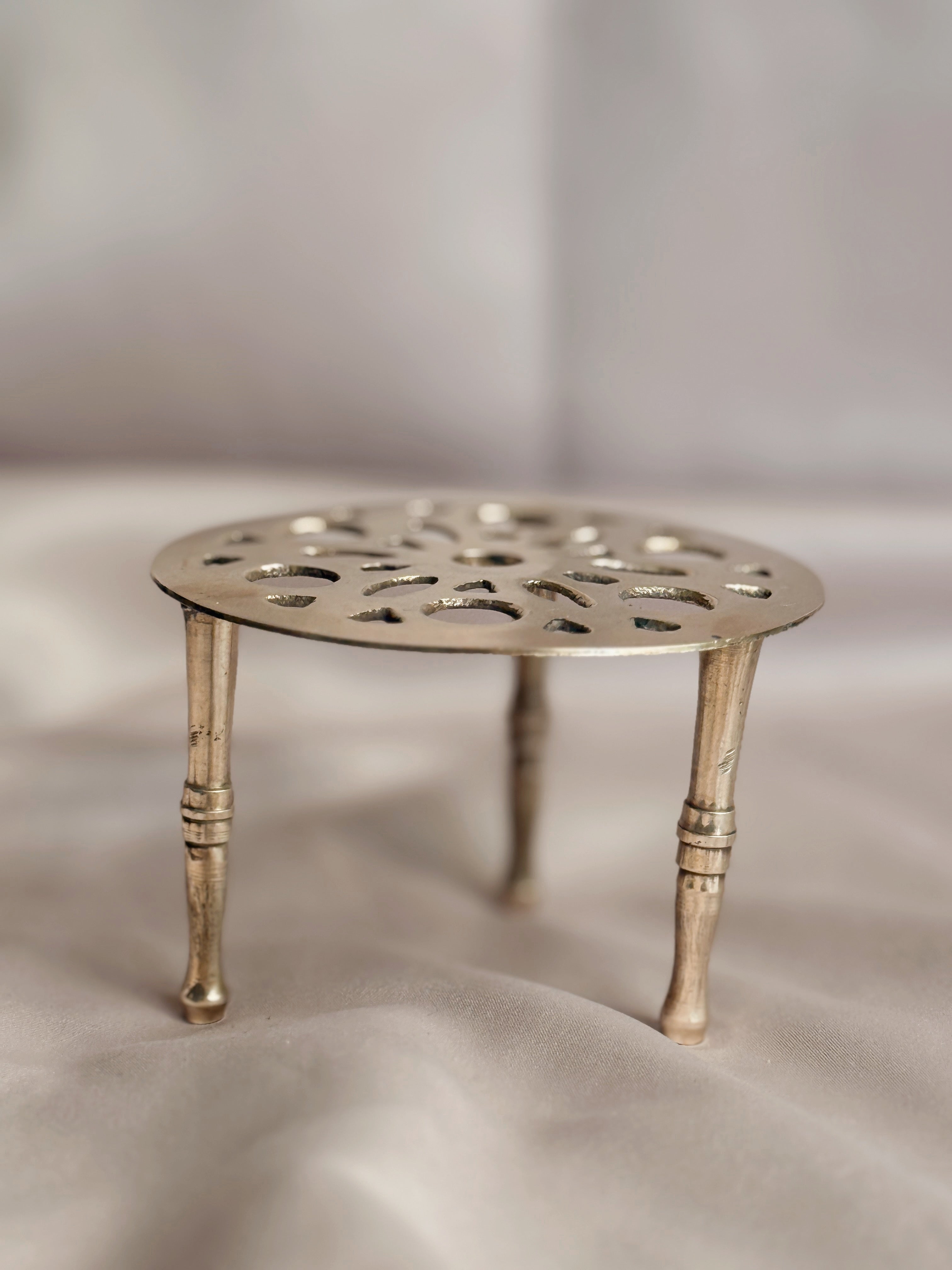 Vintage Brass Trivet Stand