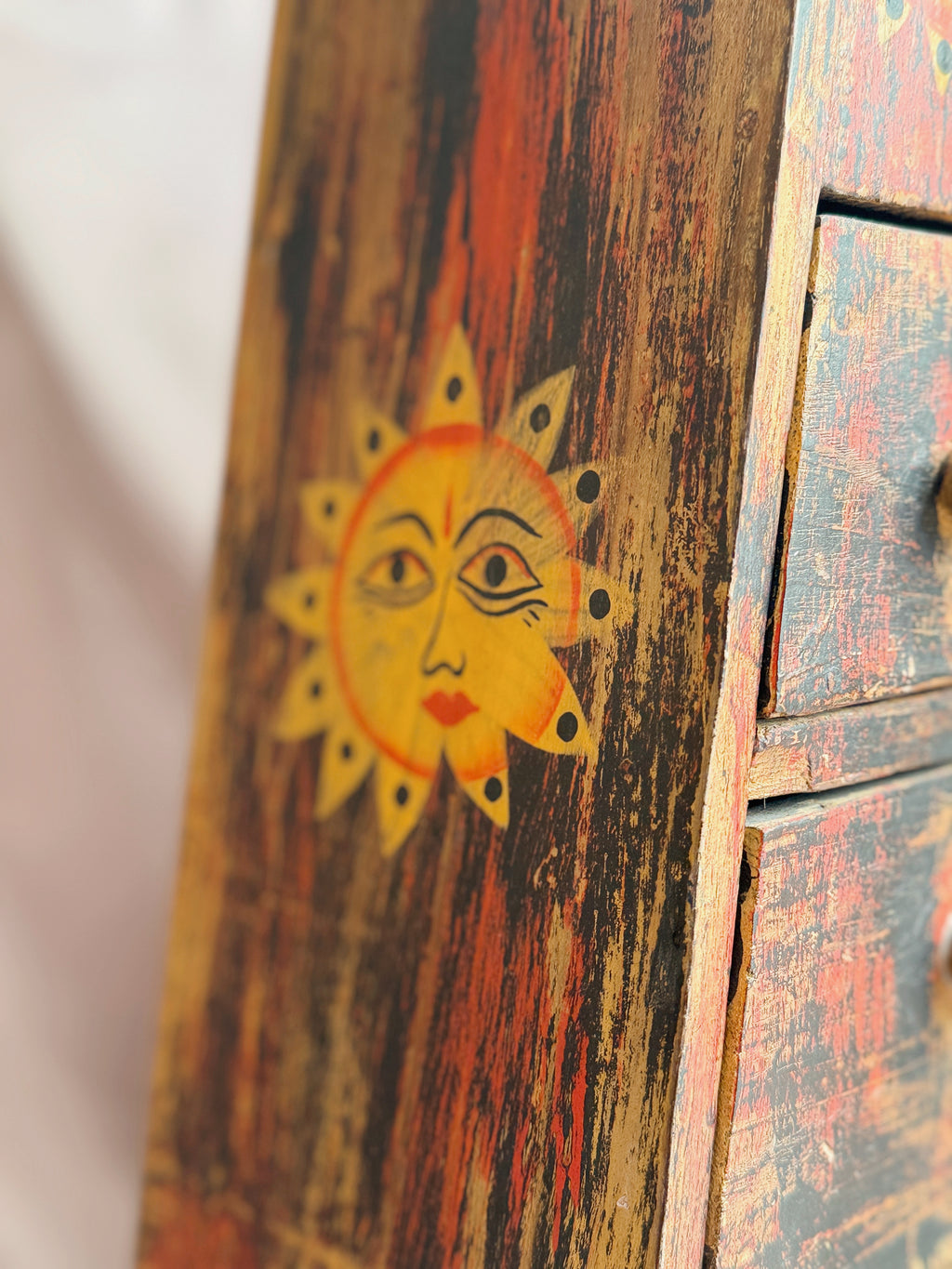 Vintage Celestial Wooden Drawers (UK ONLY)