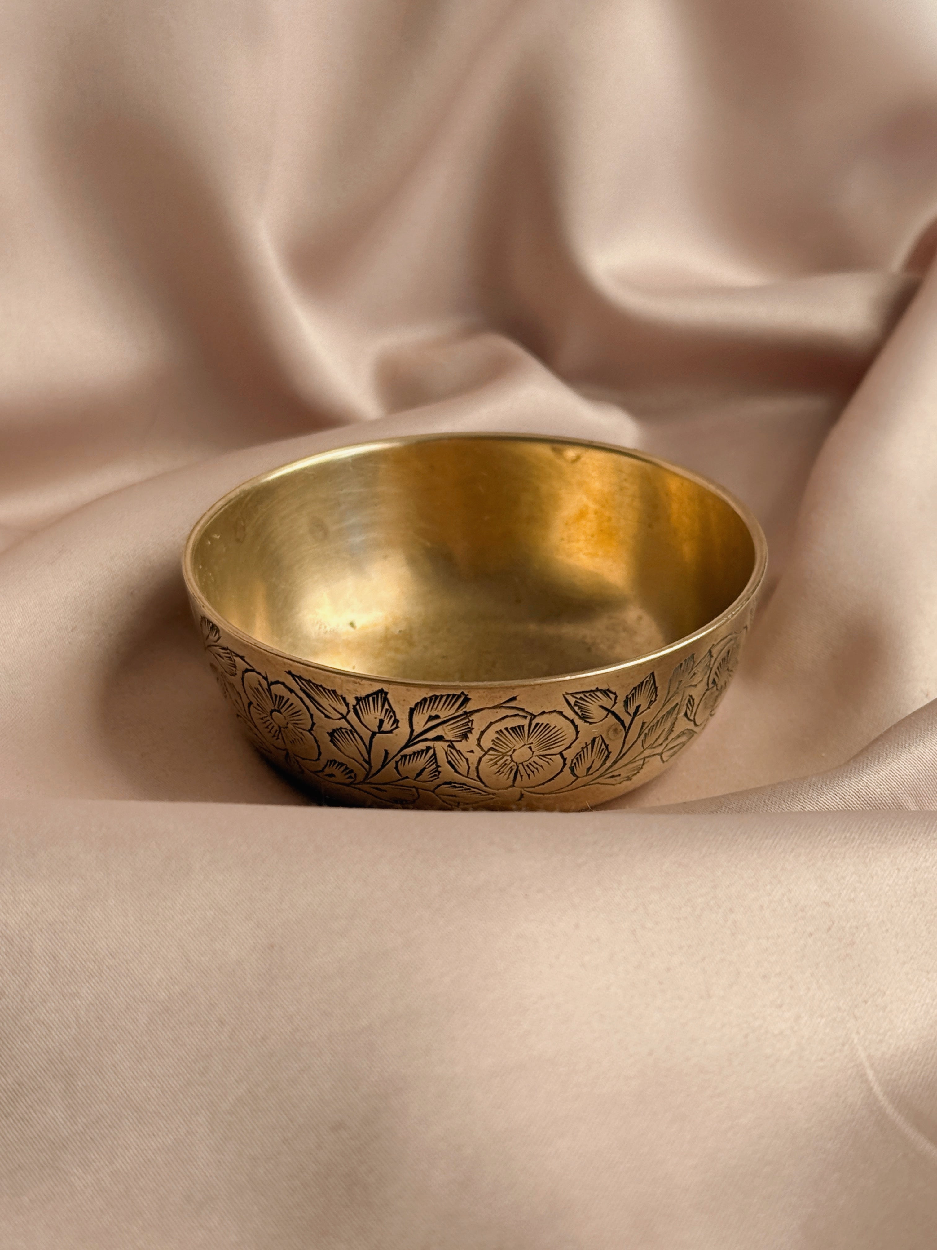 Vintage Mini Brass Bowl