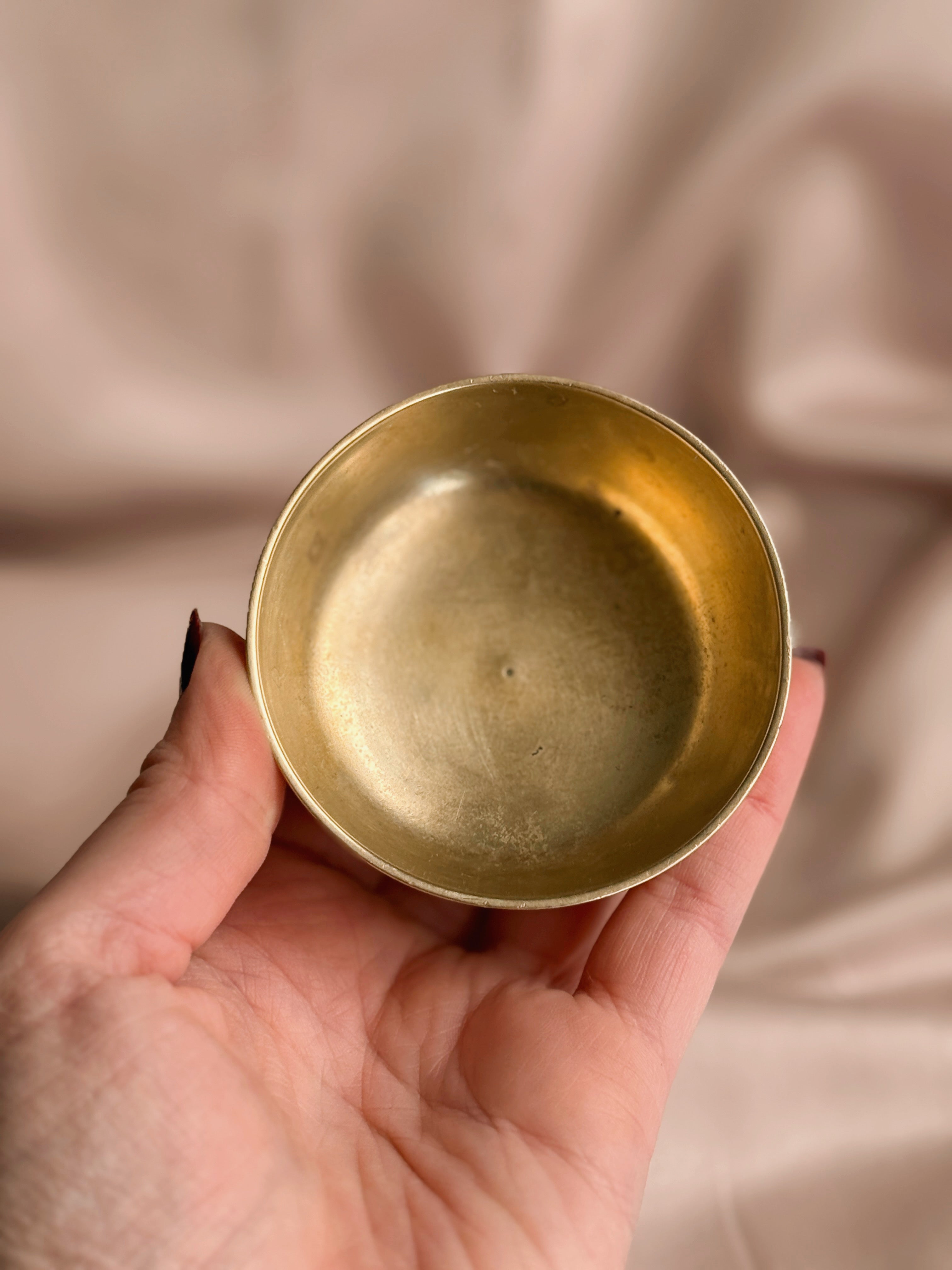 Vintage Mini Brass Bowl