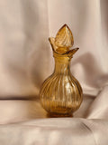 Vintage Amber Glass Bottle