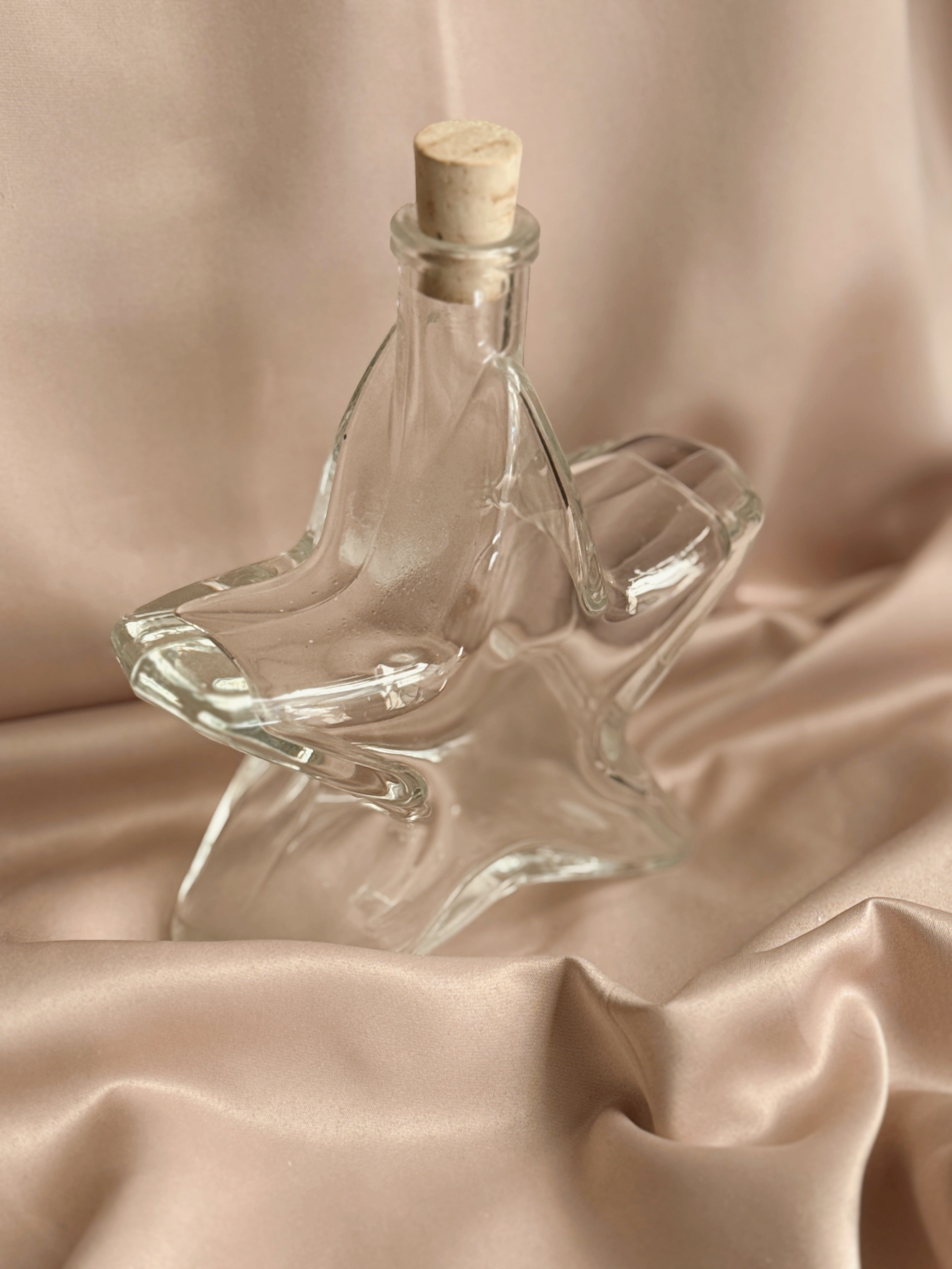Vintage Glass Star Bottle