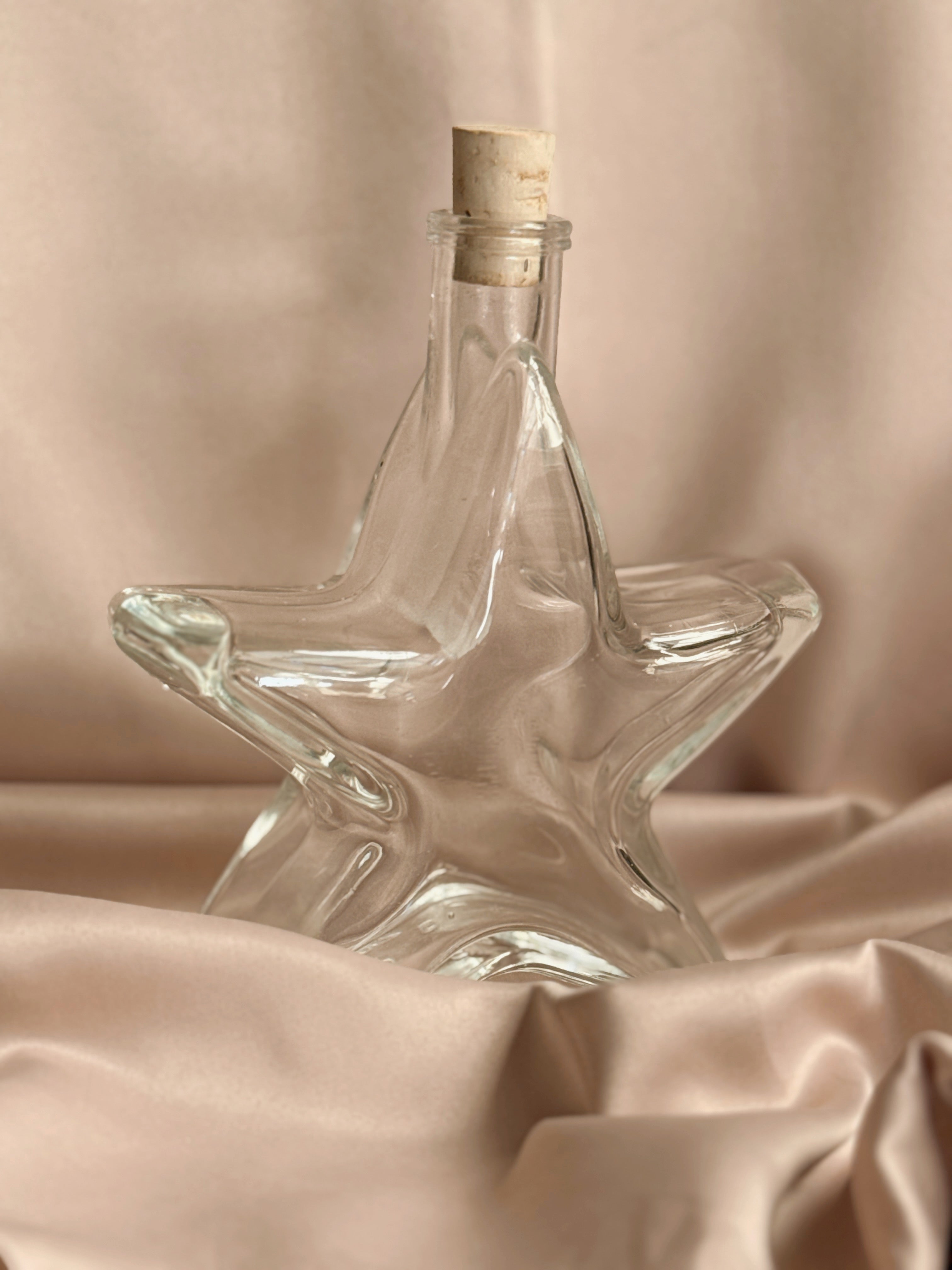 Vintage Glass Star Bottle