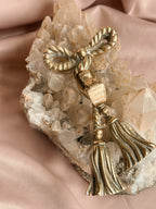Vintage Brass Bow Hook
