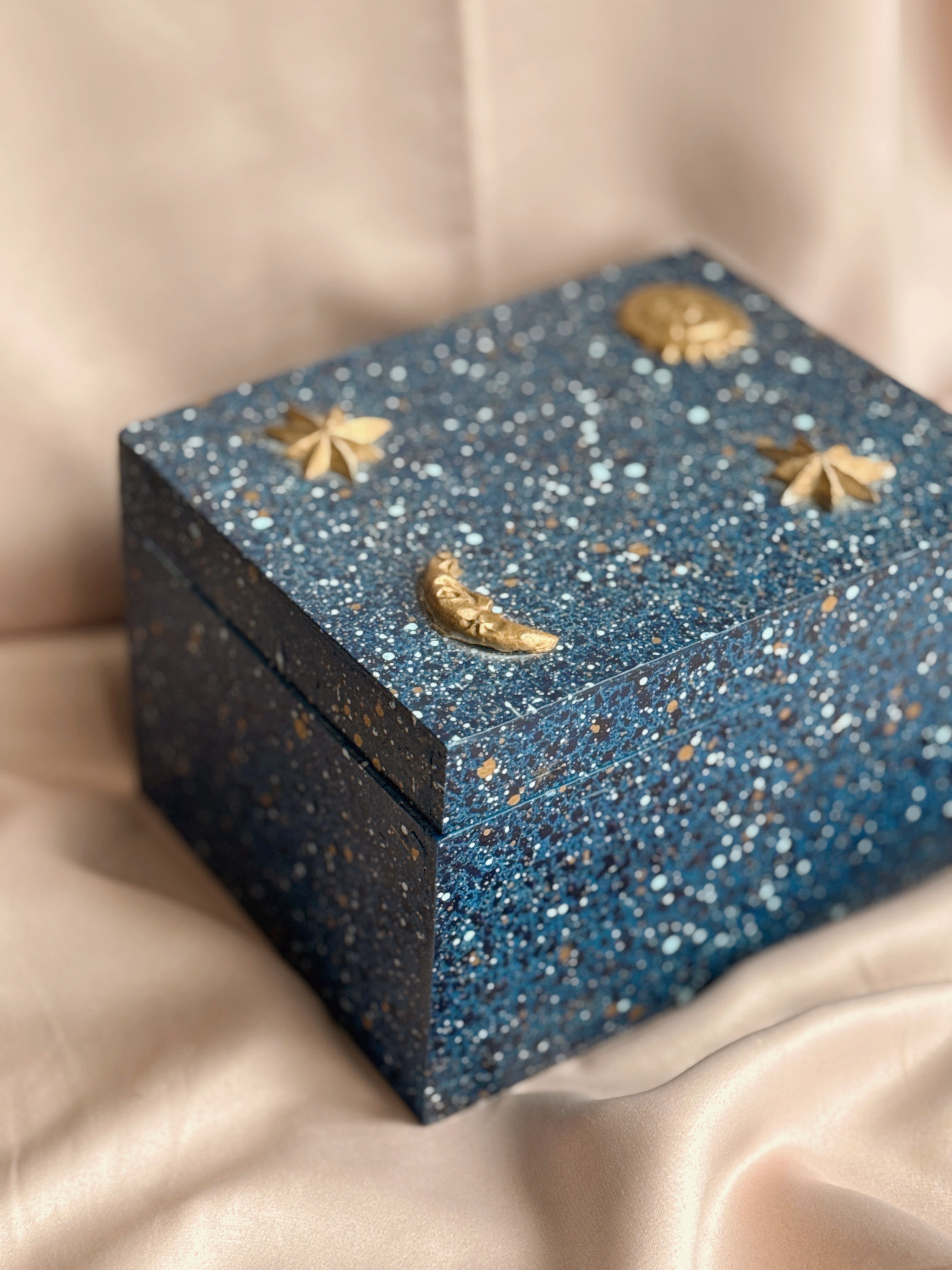 Vintage Whimsigoth Celestial Storage Box